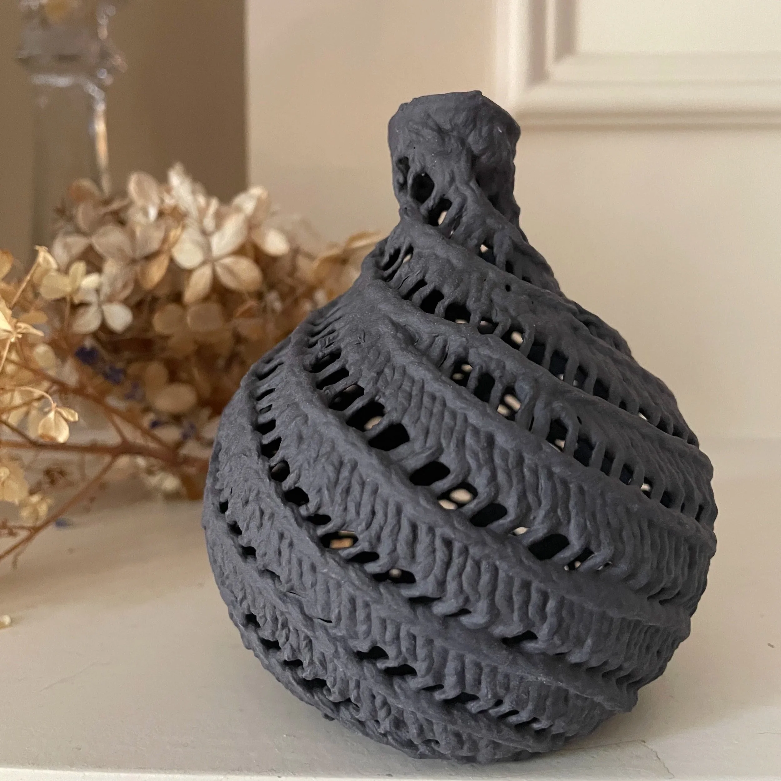 Lace Porcelain 10 ~vase~
