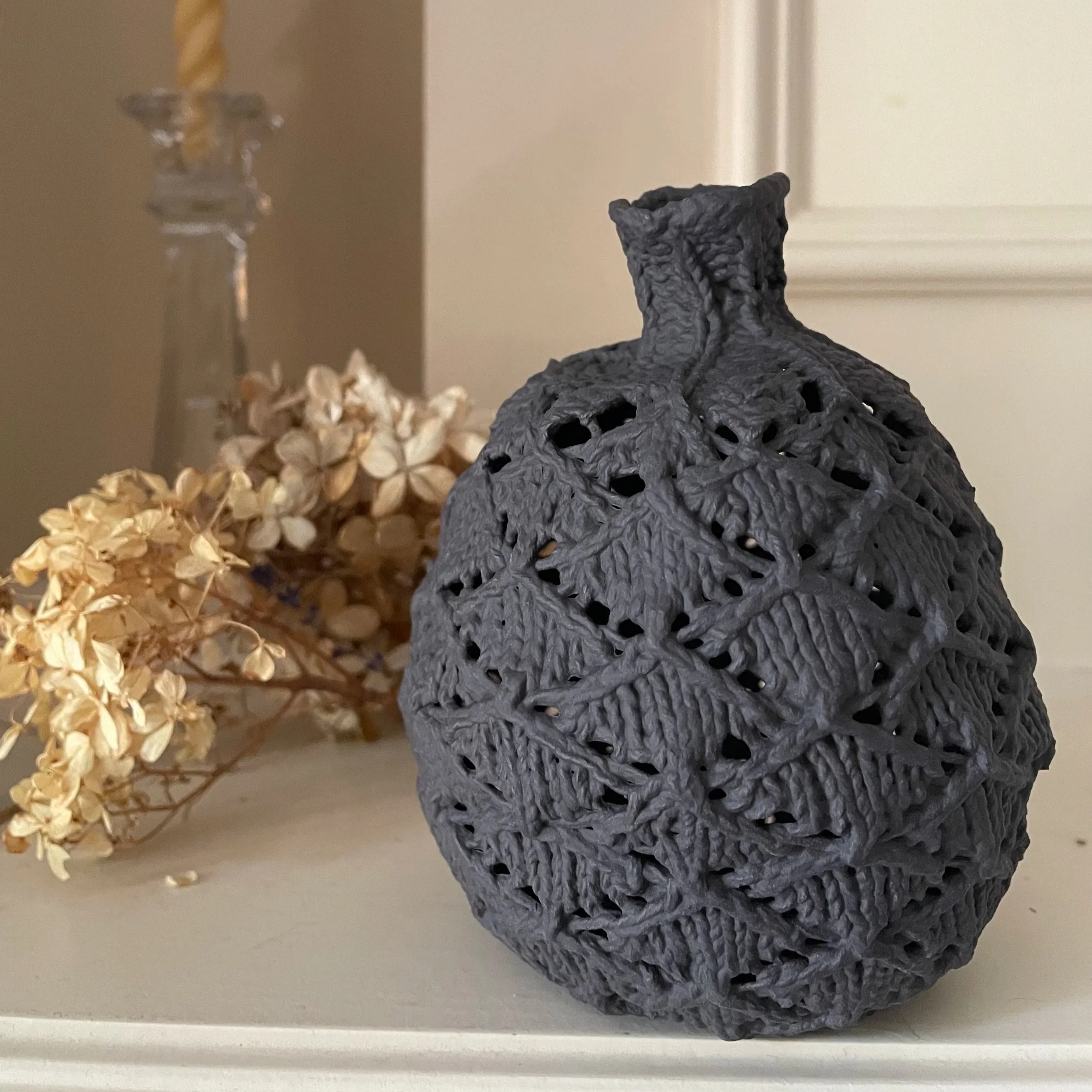 Lace Porcelain 9 ~vase~