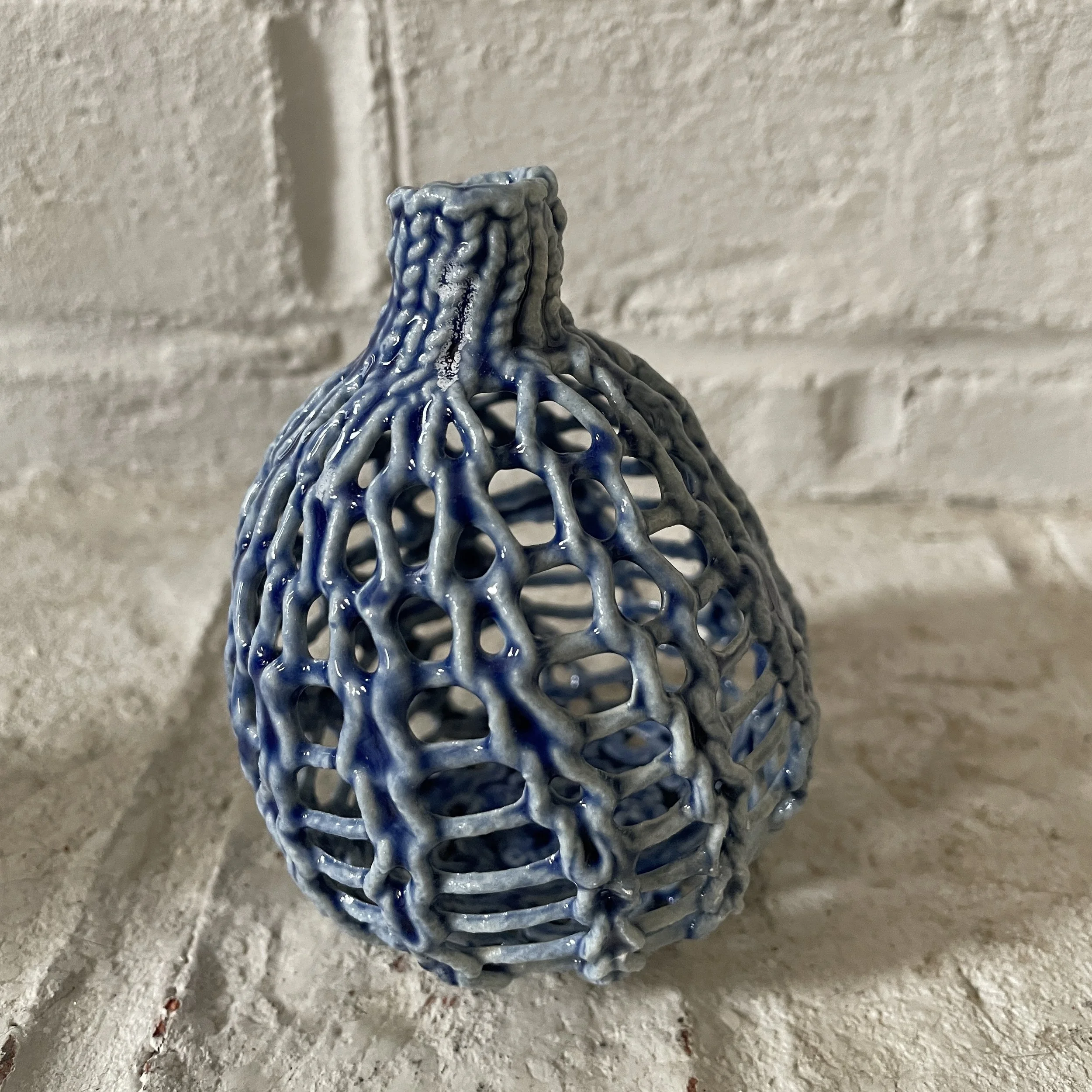 Knitted Porcelain 76 ~vase~