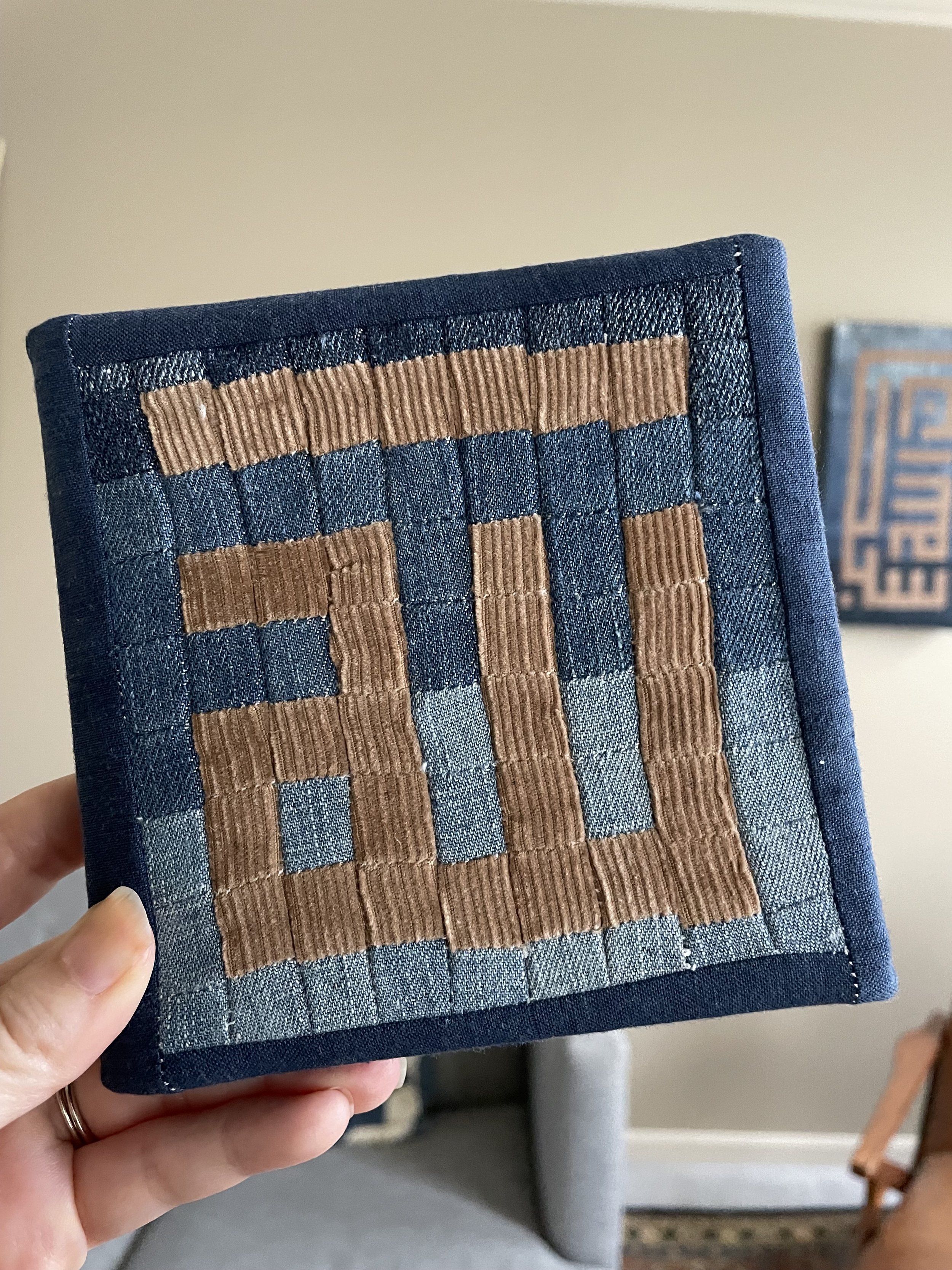 Kufic Allah in Denim 2