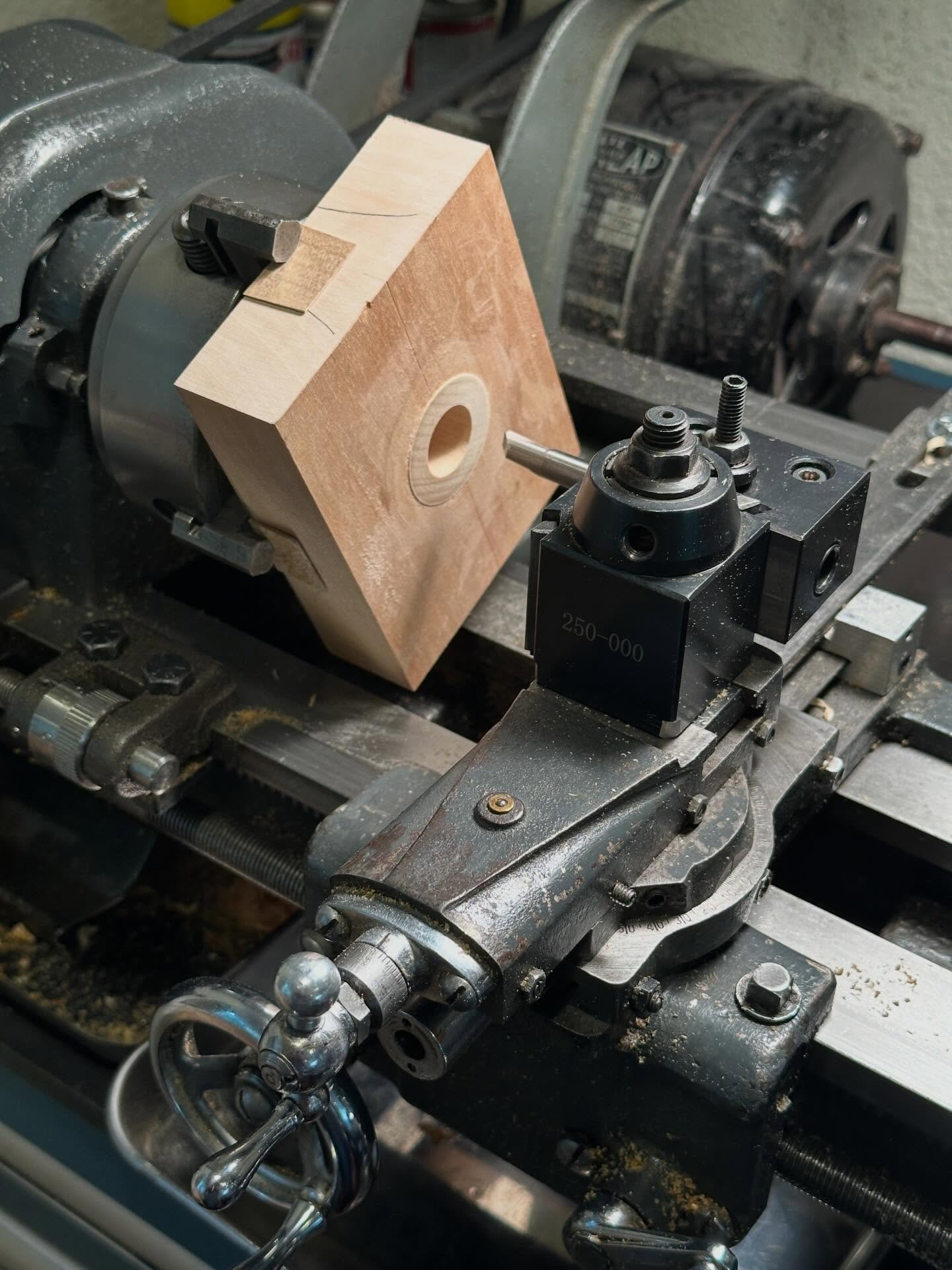 I add a maple bushing to my cello end blocks. Adding some extra strength there makes getting a good fit on the endpin housing so much easier, and the maple will be more stable over time. Plus I get to use my beautiful vintage machine lathe to bore th