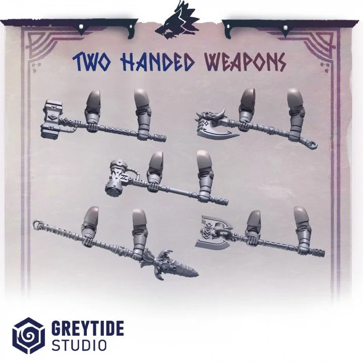 two handed weapons