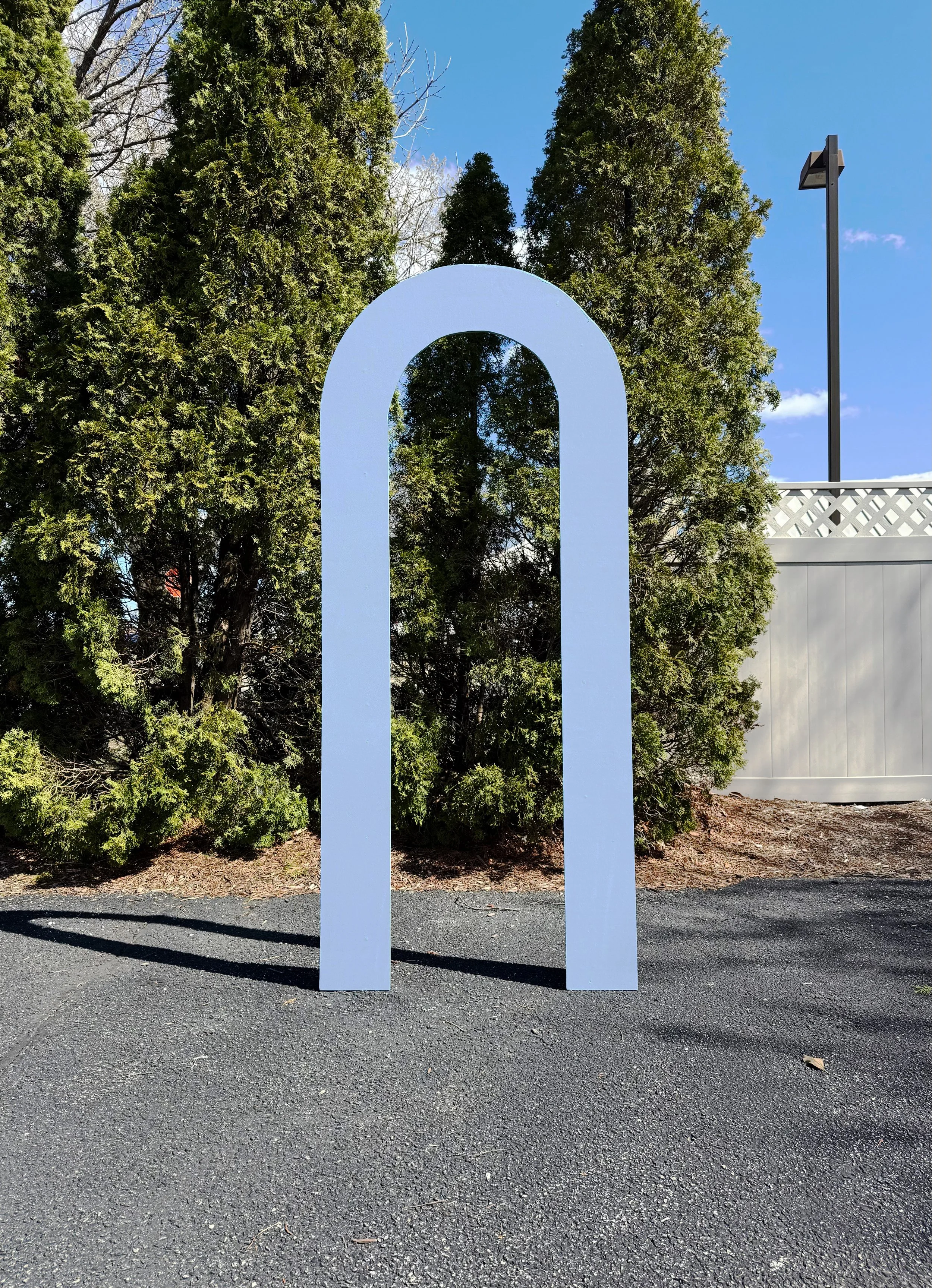 7FT Hallow Arch 
Size: 
Color: Can be painted any color off our color list
Price: $70
Quantity: 1
