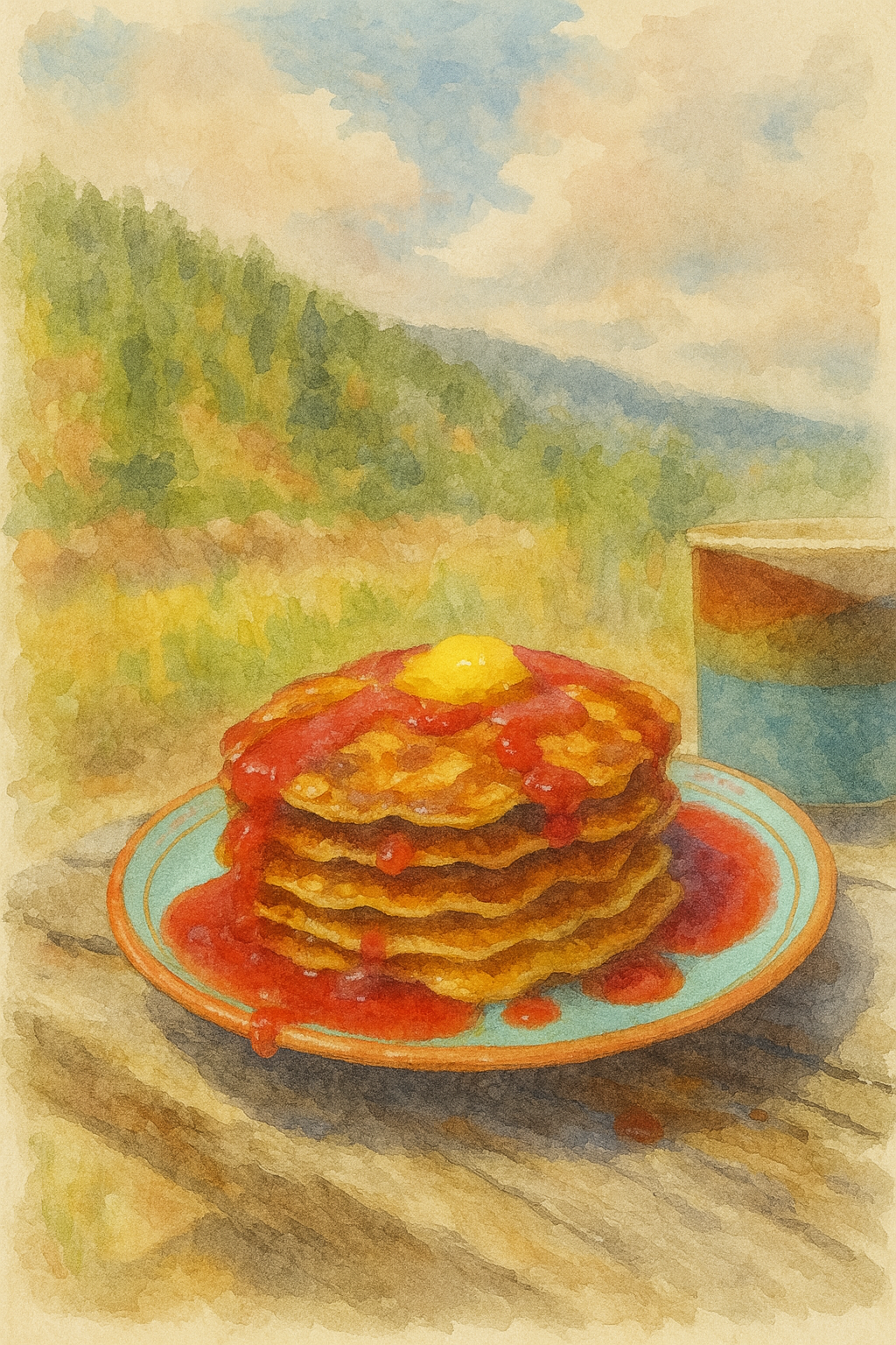 Slow Mornings & Spiced Oatmeal Pancakes