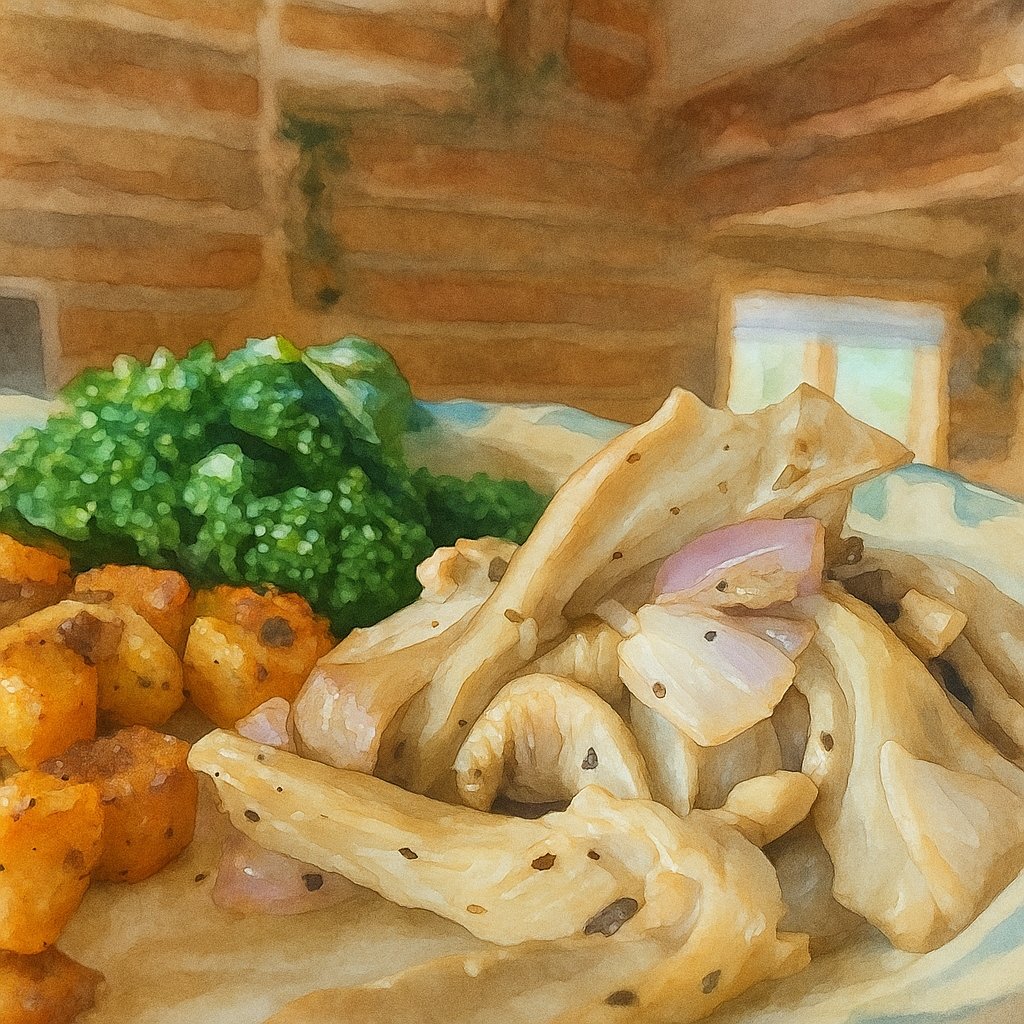 Simple Sautéed Oyster Mushrooms