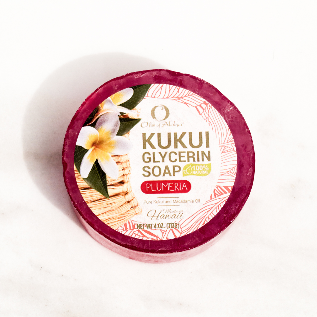 Plumeria Kukui Glycerin Soap