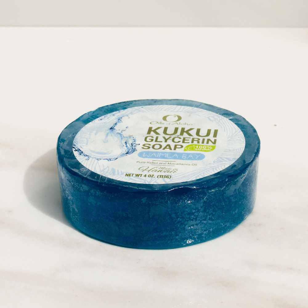 Waimea Bay Kukui Glycerin Soap  Oils of Aloha