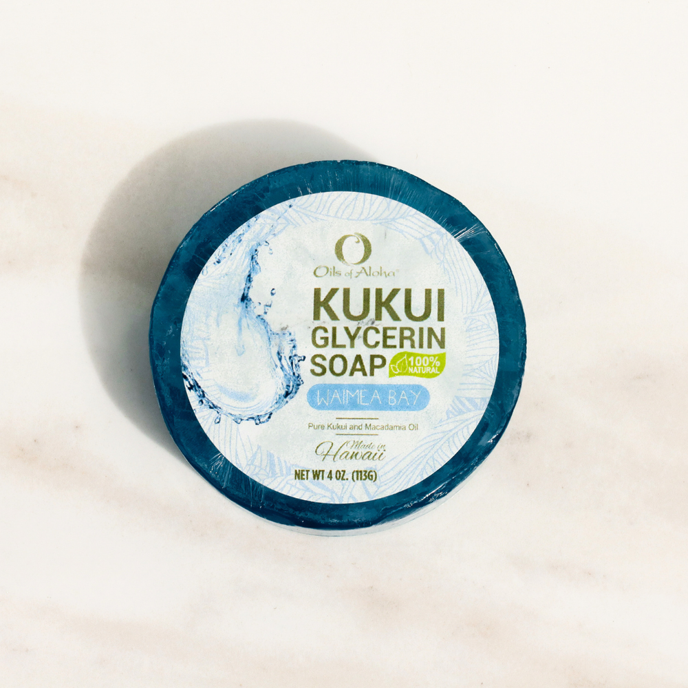 Waimea Bay Kukui Glycerin Soap — Oils of Aloha