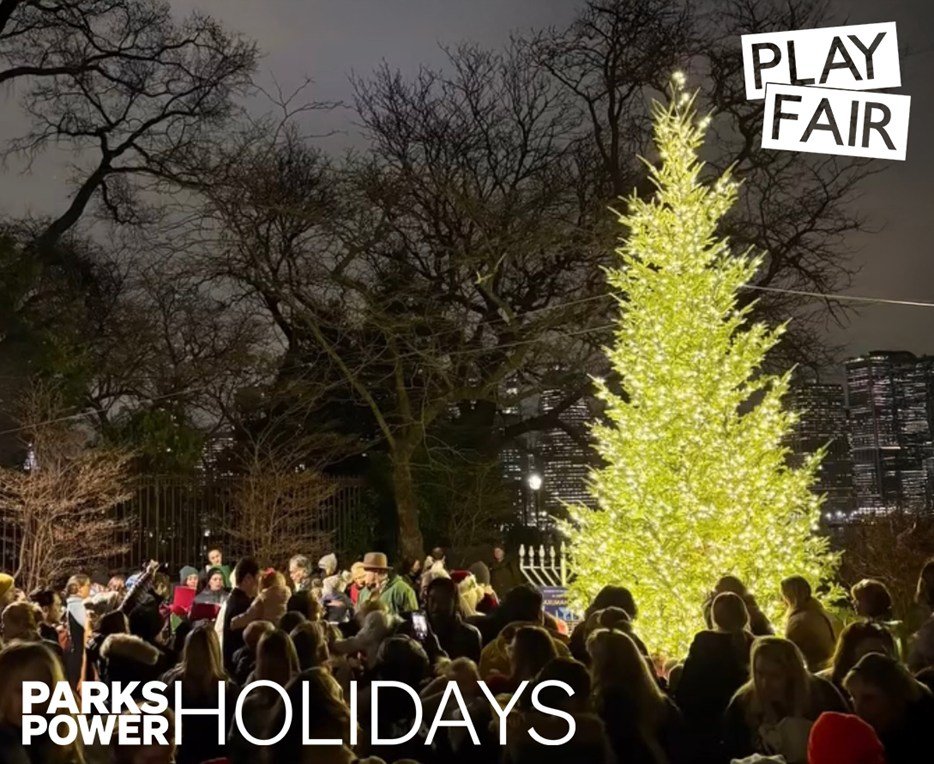 This time of year, @NYCParks are where New Yorkers gather with loved ones and spread holiday cheer. 

#Parks2030 is the Play Fair Coalition&rsquo;s platform for thriving parks citywide.

Visit playfair.nyc and help us pass 1k signers by the new year!