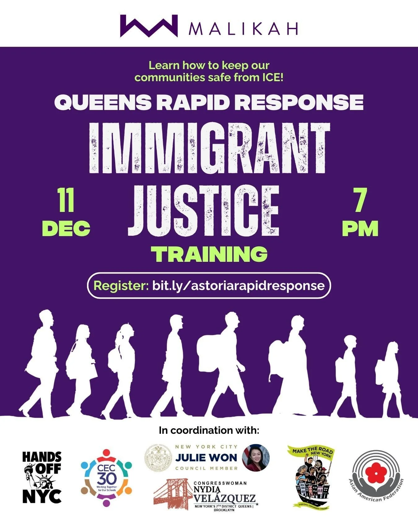 The recent ICE raids across our city show our collective power to fight back and protect immigrants in our sanctuary city. We must back up our words with action and pass State legislation like the New York for All Act, to ensure our local resources d