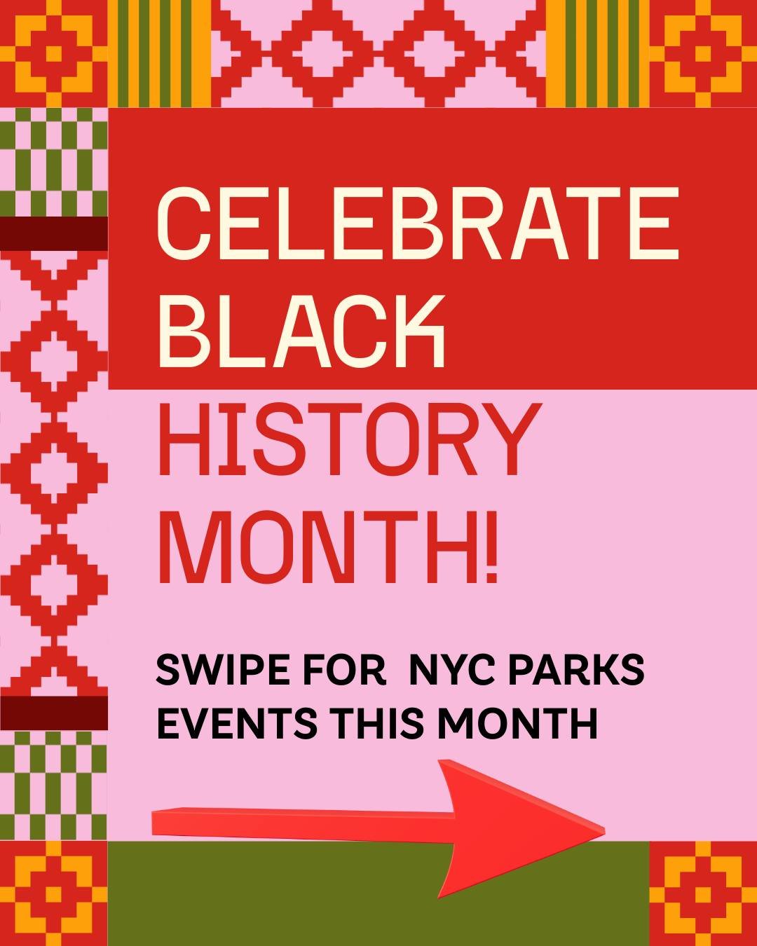 Celebrate Black History Month with local NYC Parks events! 

For more events and information, please visit https://www.nycgovparks.org/events/black_history_month