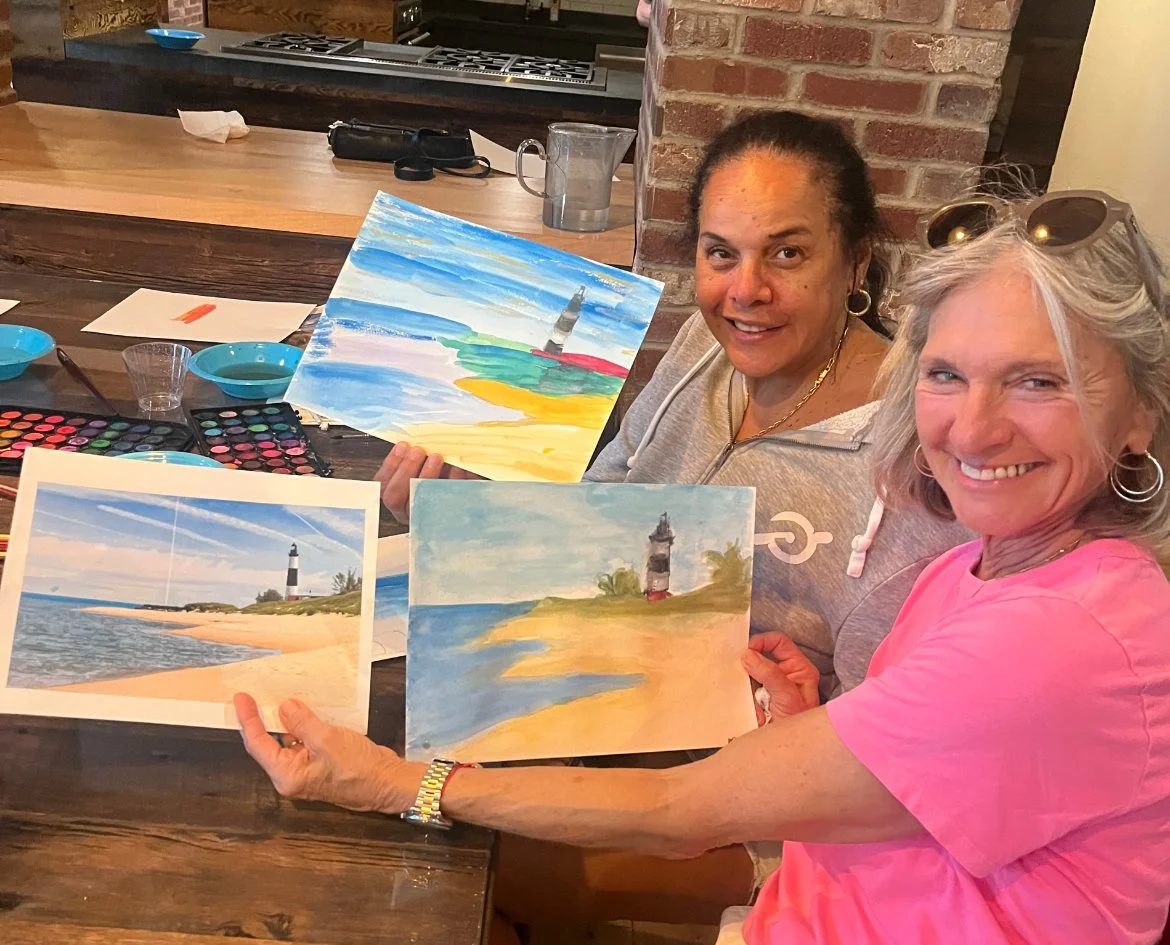Watercolors at the Boathouse: Lighthouse