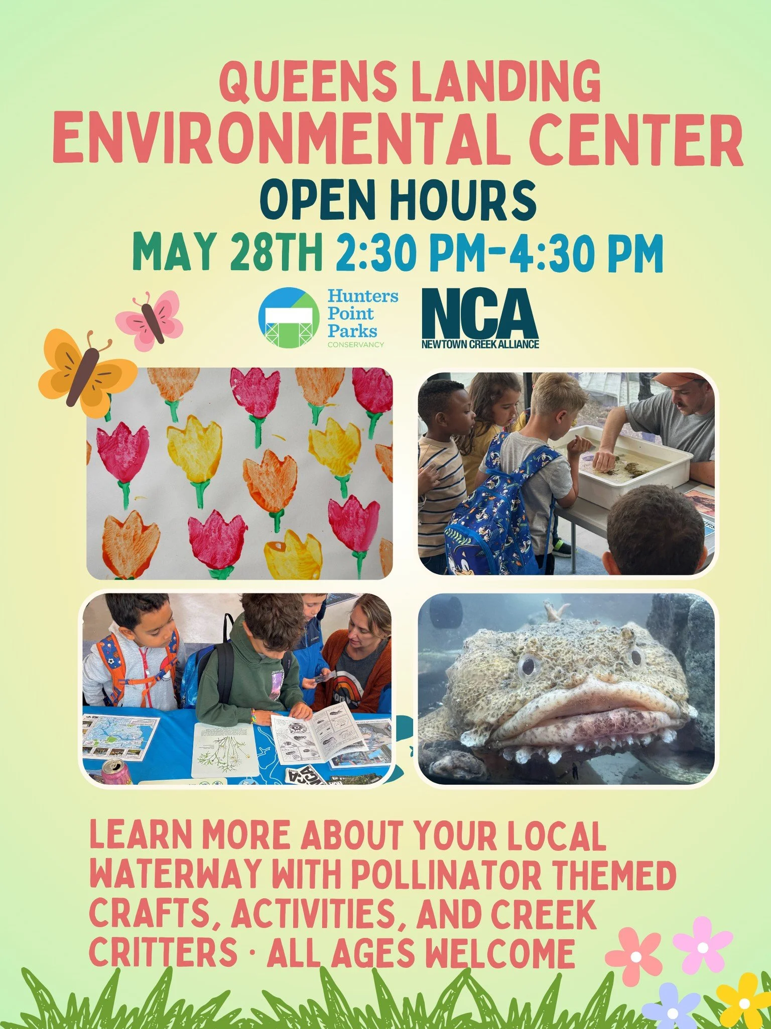 We will be hosting another Open Hours at the Queens Landing Boathouse &amp; Environmental Center on May 28th from 2:30-4:30PM!

Queens Landing opens its doors monthly to the community to learn about animals from the nearby waterways, explore our new 
