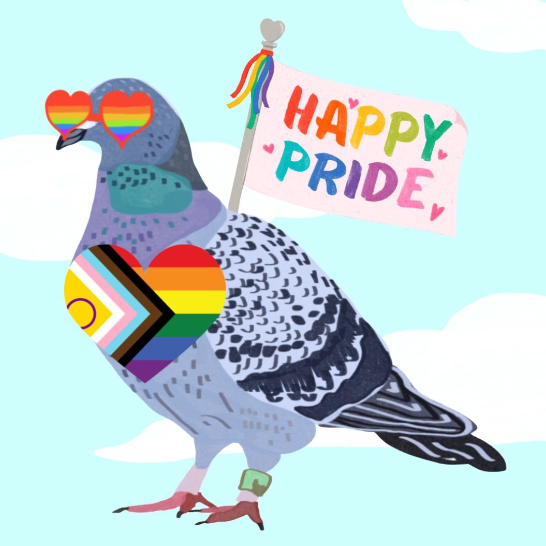 Happy Pride!!!

Stay tuned for registration for our June 12th Queer Birding walk with Christine Gu &amp; our June 29th Fish Aren't Real: Queer Biology Talk led by HPPC's executive director, Jessica Sechrist