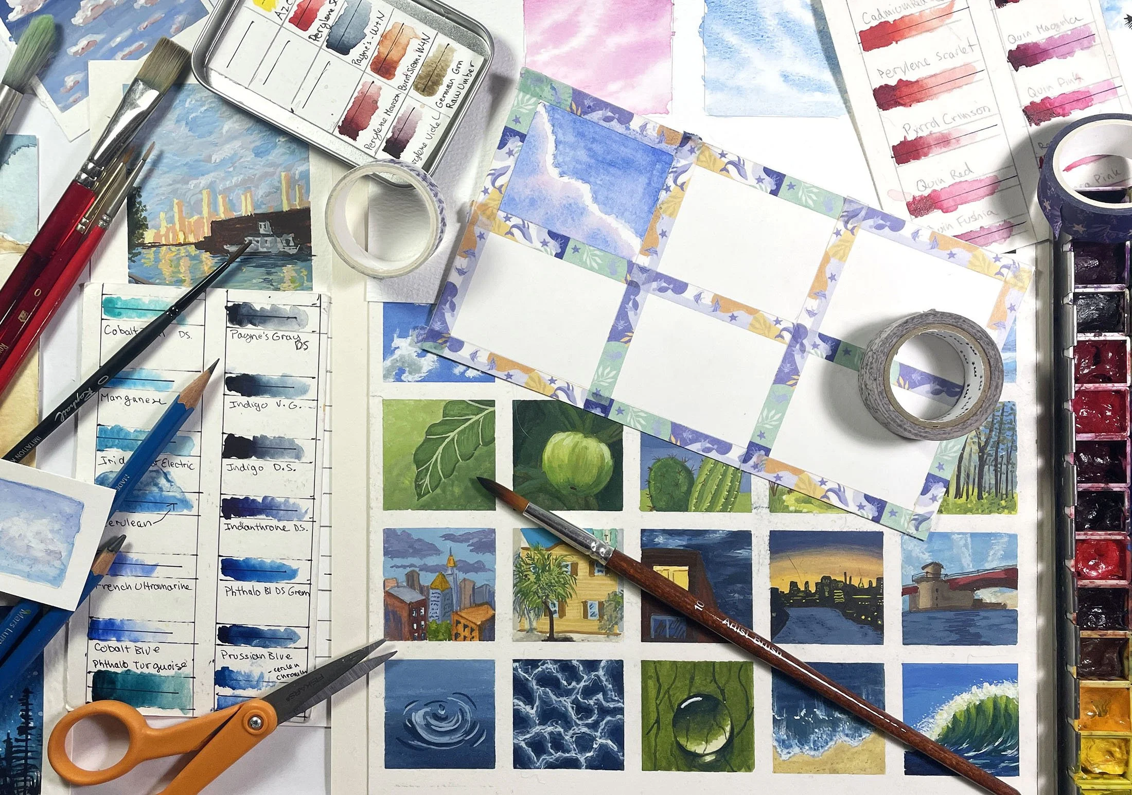 Watercolors Drop-in Workshop: Tiny Paintings, Big Park