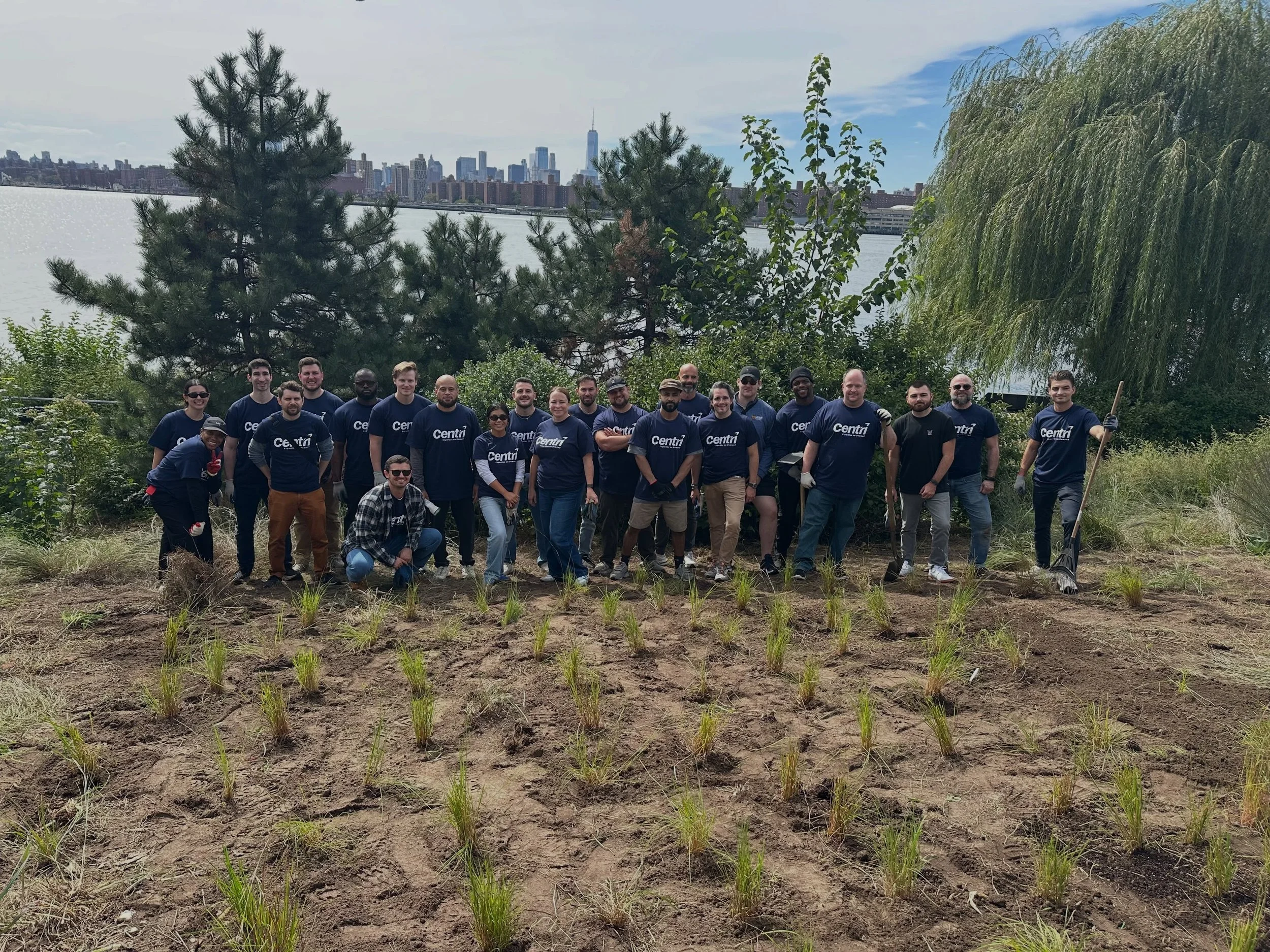 Thank you to Centri Business Consulting for coming out to garden with us yesterday! They brought 21 people and planted 210 native grasses, plus collected 18 bags of weeds. Thank you so much for your support! This work is essential to keeping our park