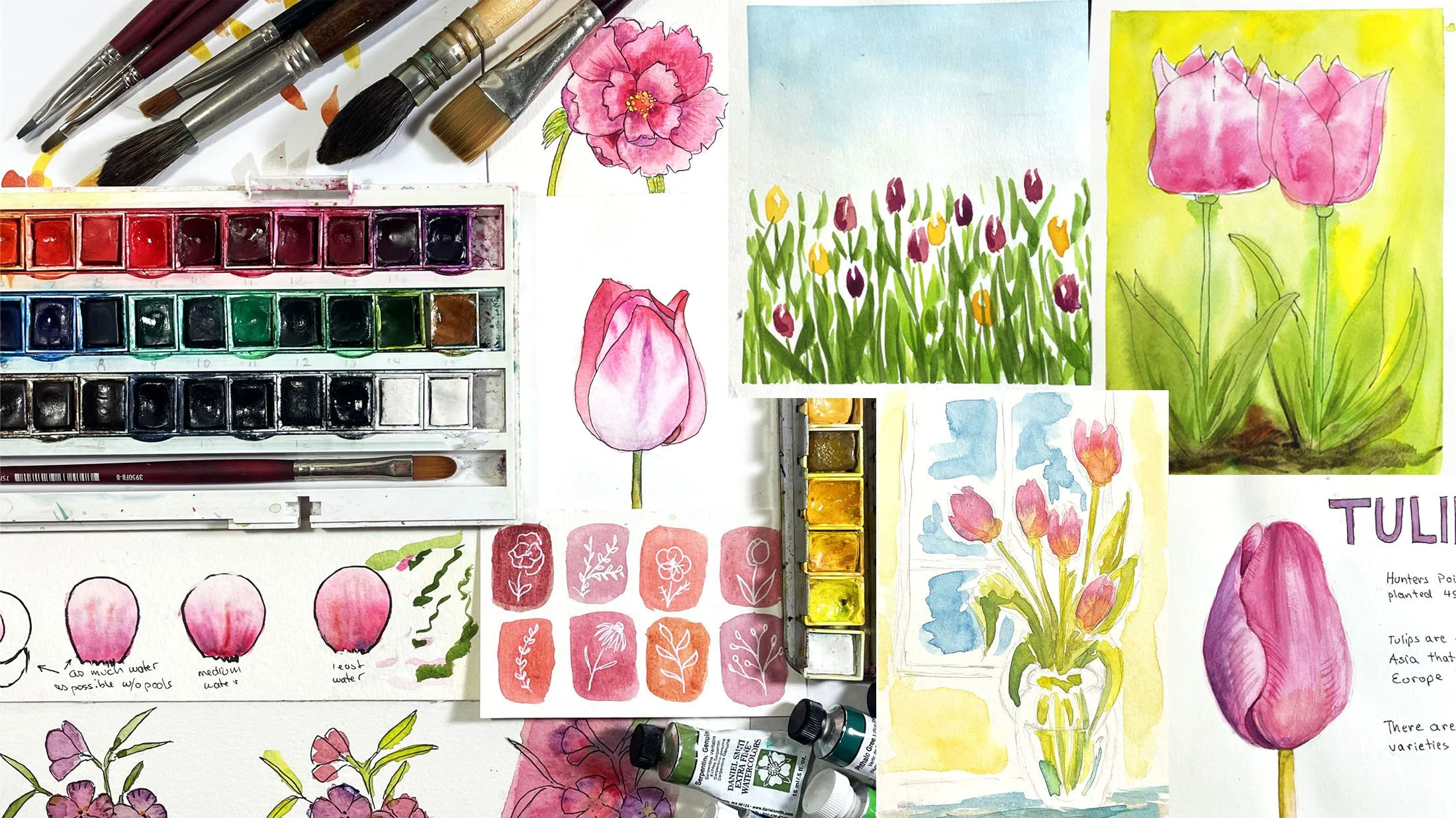 Bulbfest Watercolor Class