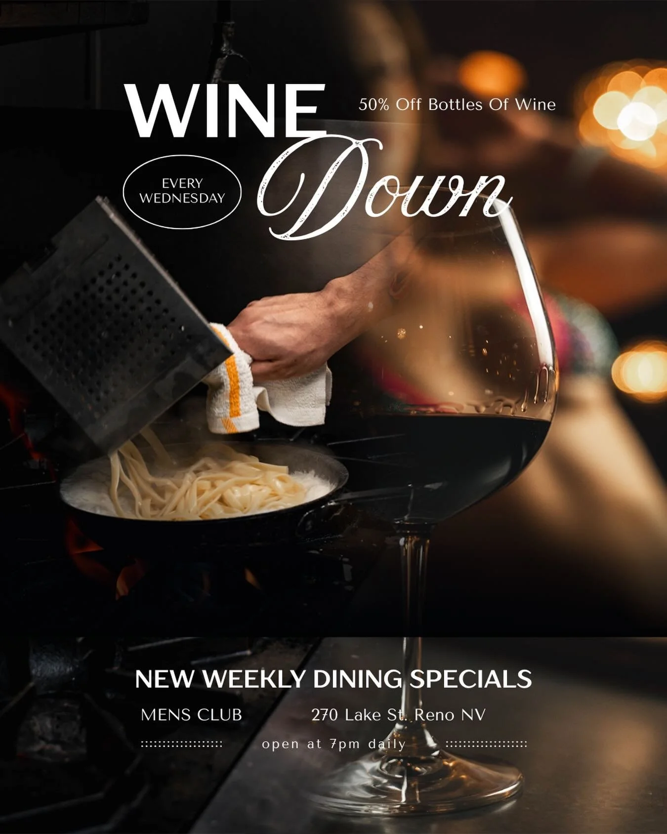 Wine lovers rejoice.  Wednesday&rsquo;s are for you