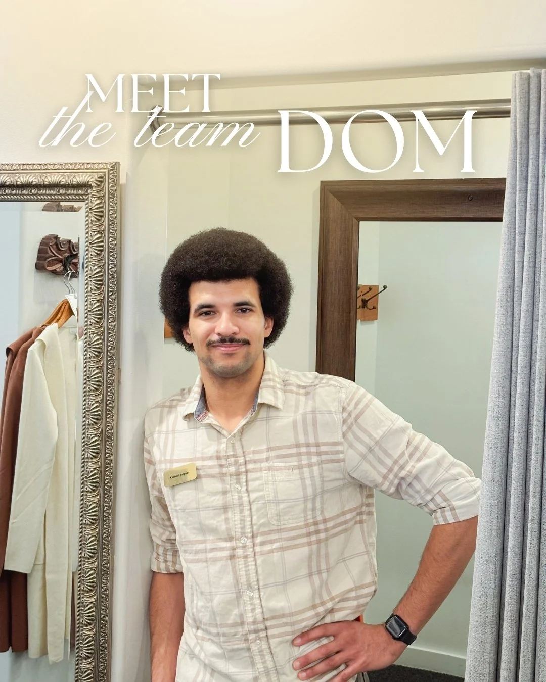 Meet Dom! 👋 He&rsquo;ll guide you through the Cotton Company world from the moment you step in.

Whether it&rsquo;s local tips or helping you pick your next favorite outfit, he&rsquo;s got you covered! 💛

#cottoncompany #meettheteam #capemaylocal #