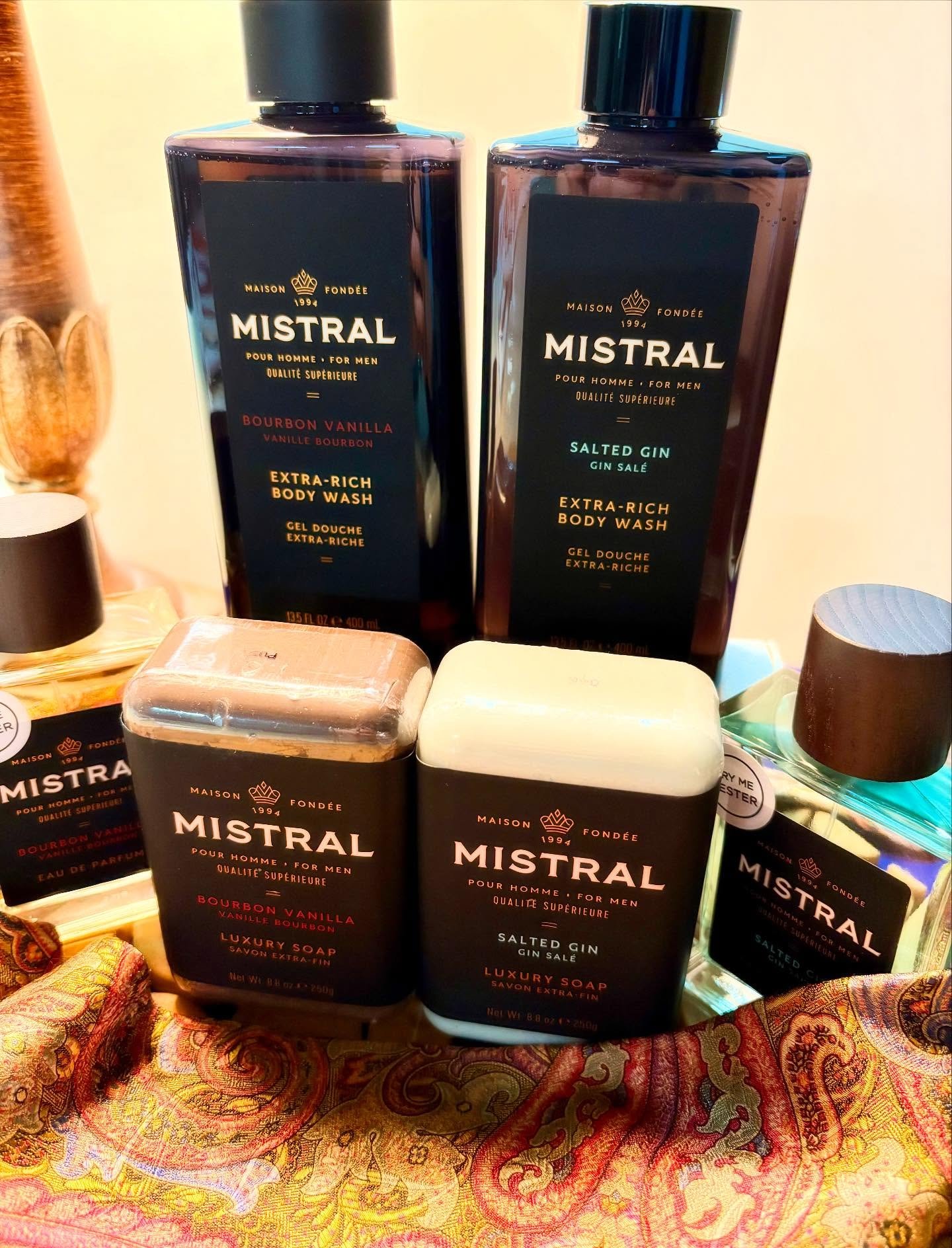 Oh my goodness, if only scent could come through your device! These new fragrances from Mistral will make his smell how you always wanted him too! So masculine, so dapper, so smooth!
@mistralsoap #wilmington #kennett #premiumclothing #shopsmall #loca