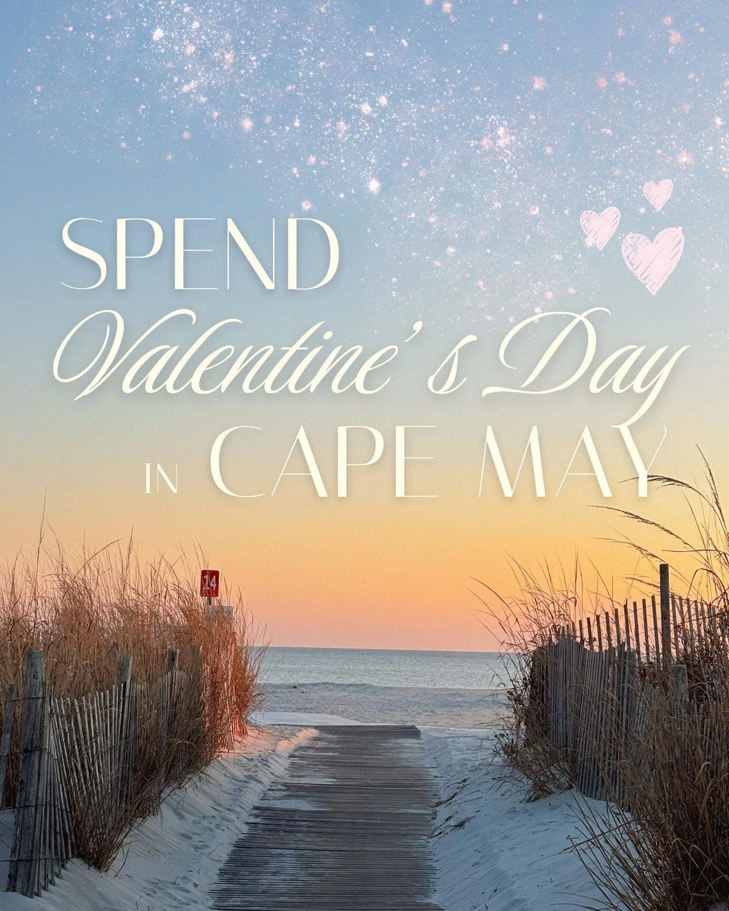 If you think there&rsquo;s nothing to do in Cape May this winter, we&rsquo;re here to prove you wrong! 

Come to the shore this Valentine&rsquo;s Day weekend and experience the beauty of this charming town in the off-season.

#capemaywinter #valentin