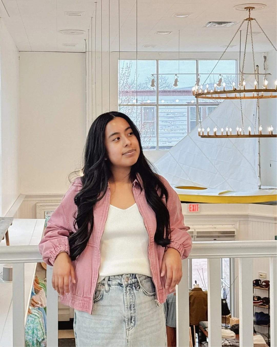 Mix, match, and make it yours 💕

We&rsquo;re loving all the ways to style this dreamy Free People jacket! It`s perfect for spring layering🌸

Stop by Sunflowers Boutique this weekend to see all the gorgeous new arrivals! 

Lora is wearing:
&bull; Fr