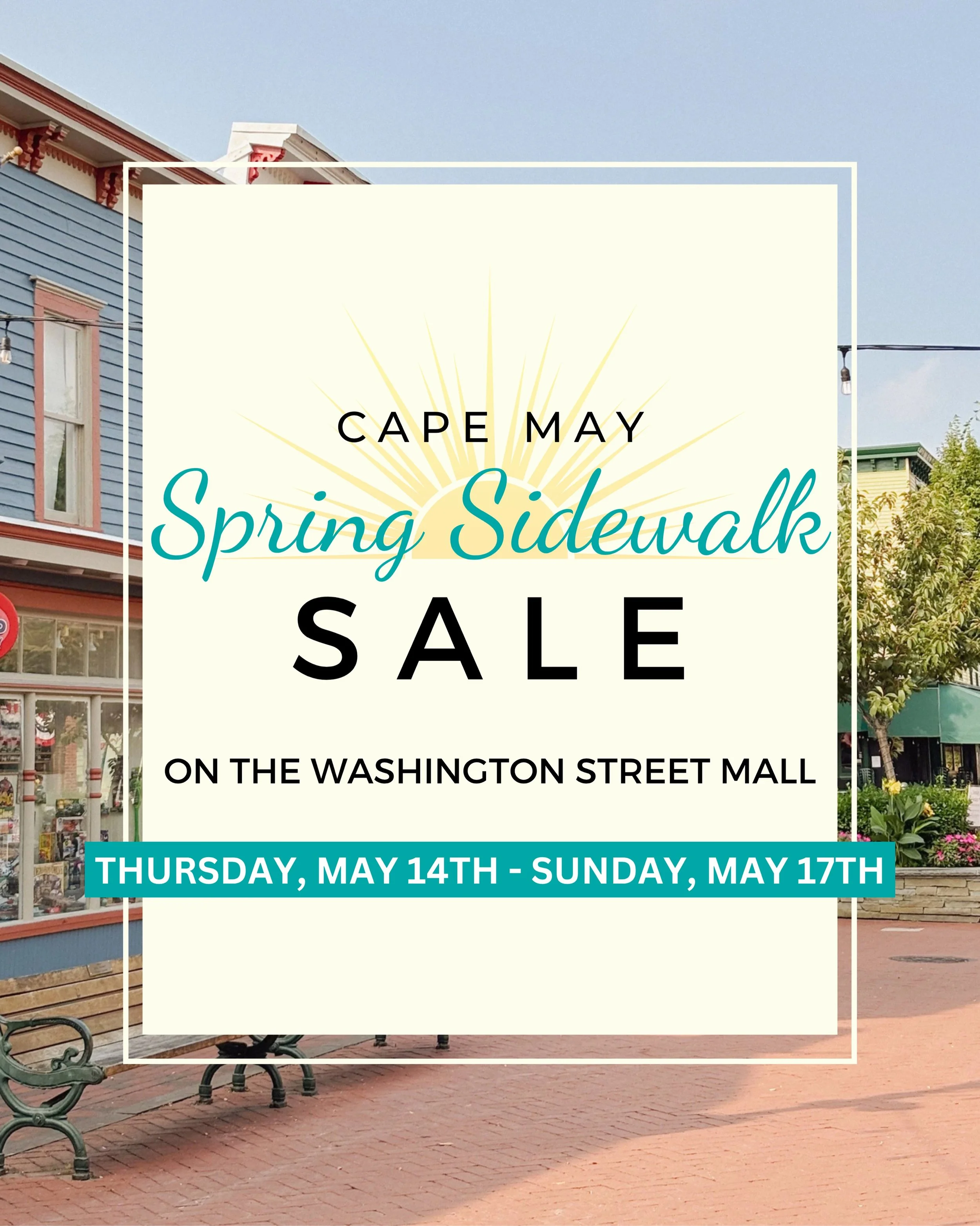 The Cape May Sidewalk Sale starts TODAY! 

Stroll the streets, shop your favorite boutiques, and discover special finds at all FIVE of our Cape May stores this weekend! From fashion and accessories to gifts and lingerie, there&rsquo;s something waiti