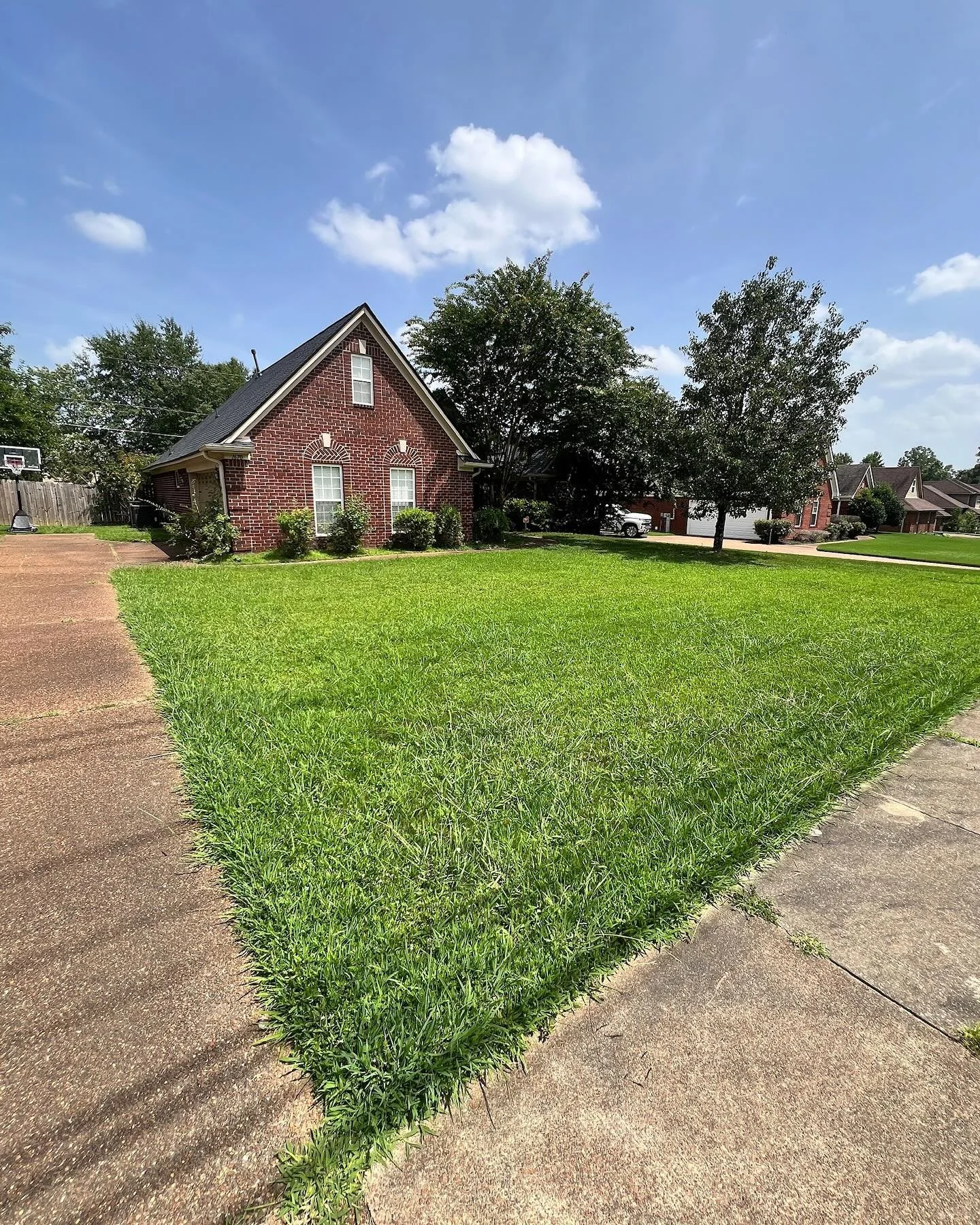 From overgrown to pristine: our lawn magic in action. 🌿✂️ Swipe to see the transformation! #beforeandafter #lawncare 

Click the link in bio to contact us today!