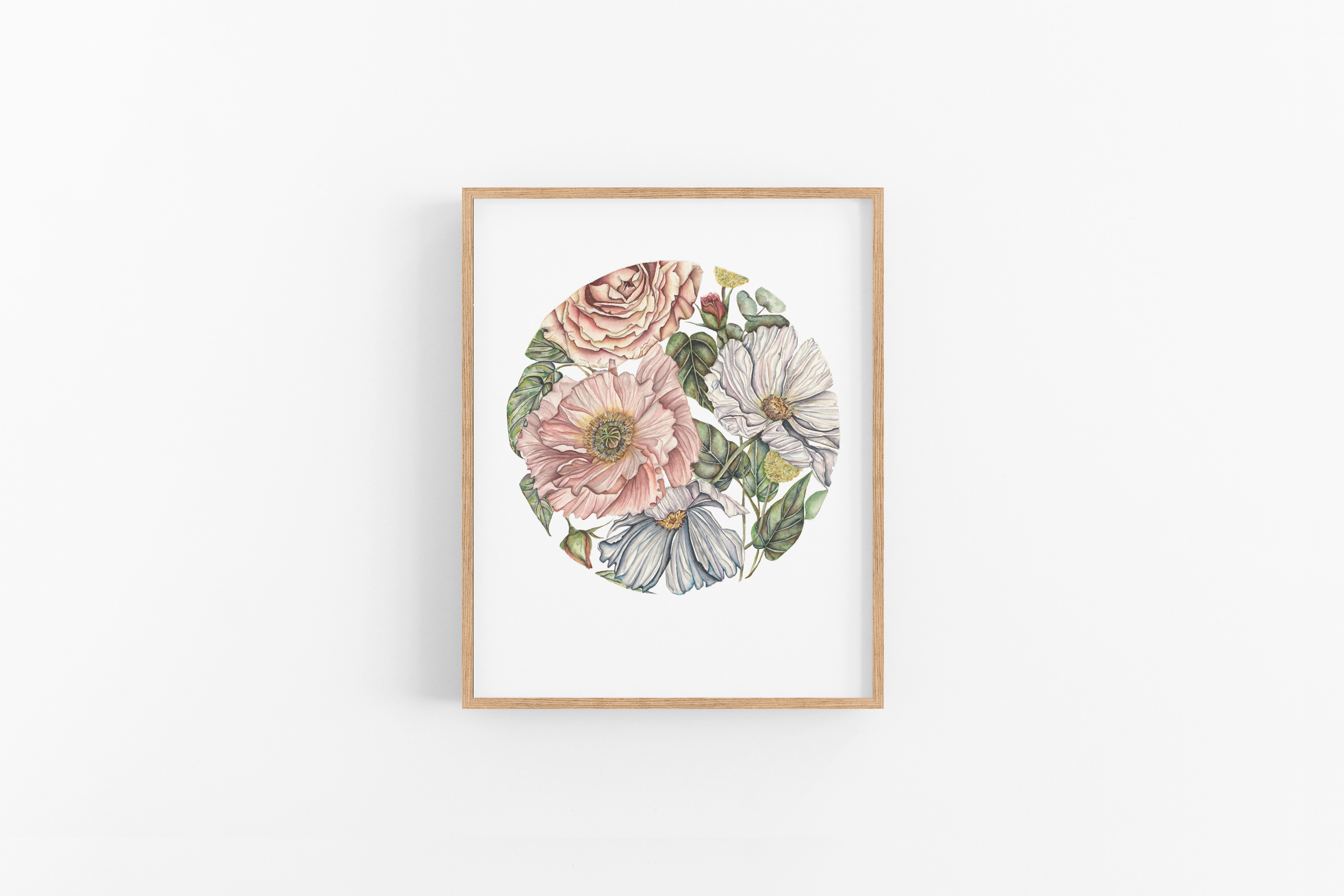 'Poppy Circle' Print