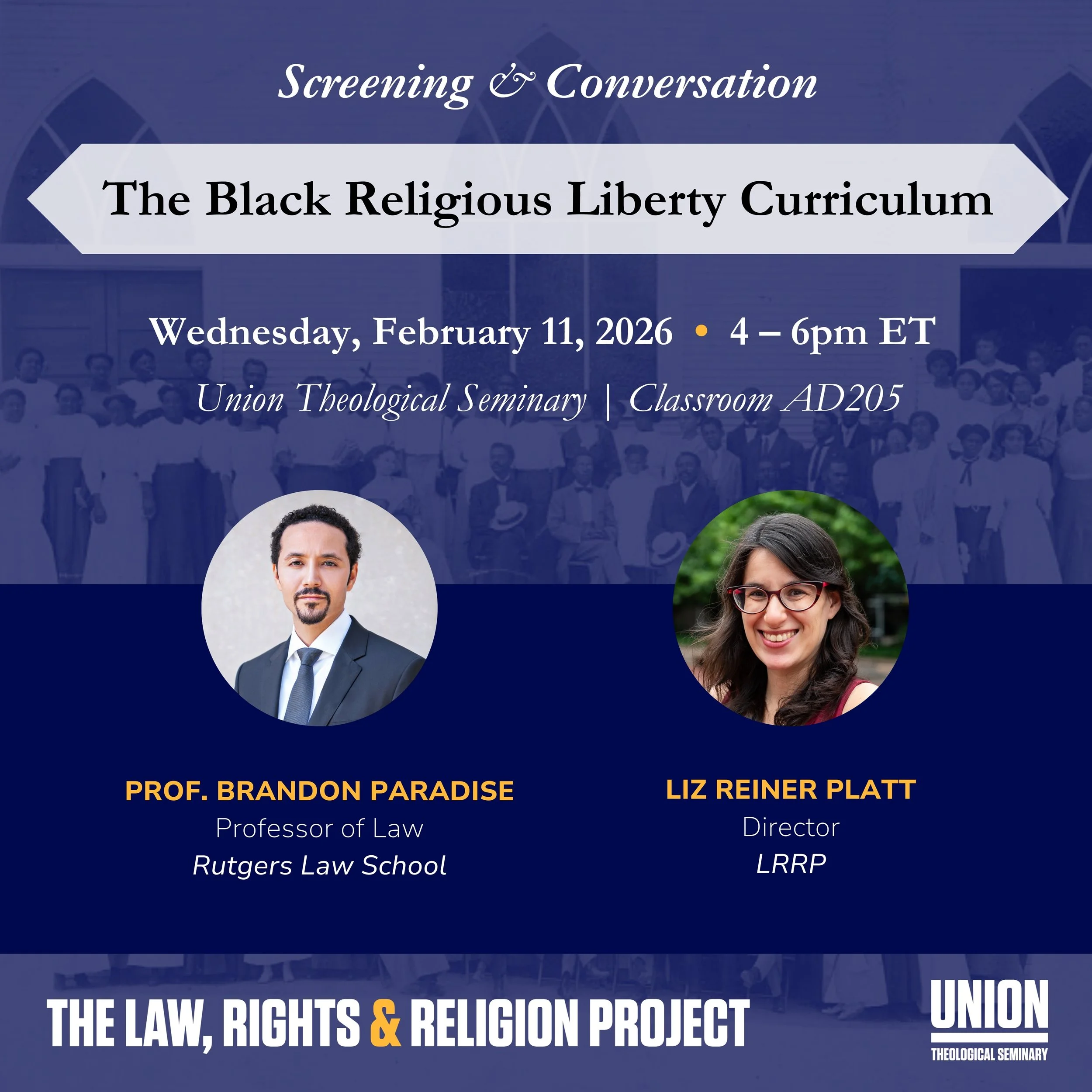 Screening &amp; Conversation: The Black Religious Liberty Curriculum