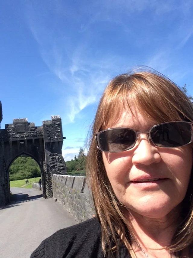Erin Breen wearing sungalsses at Ashford in Ireland