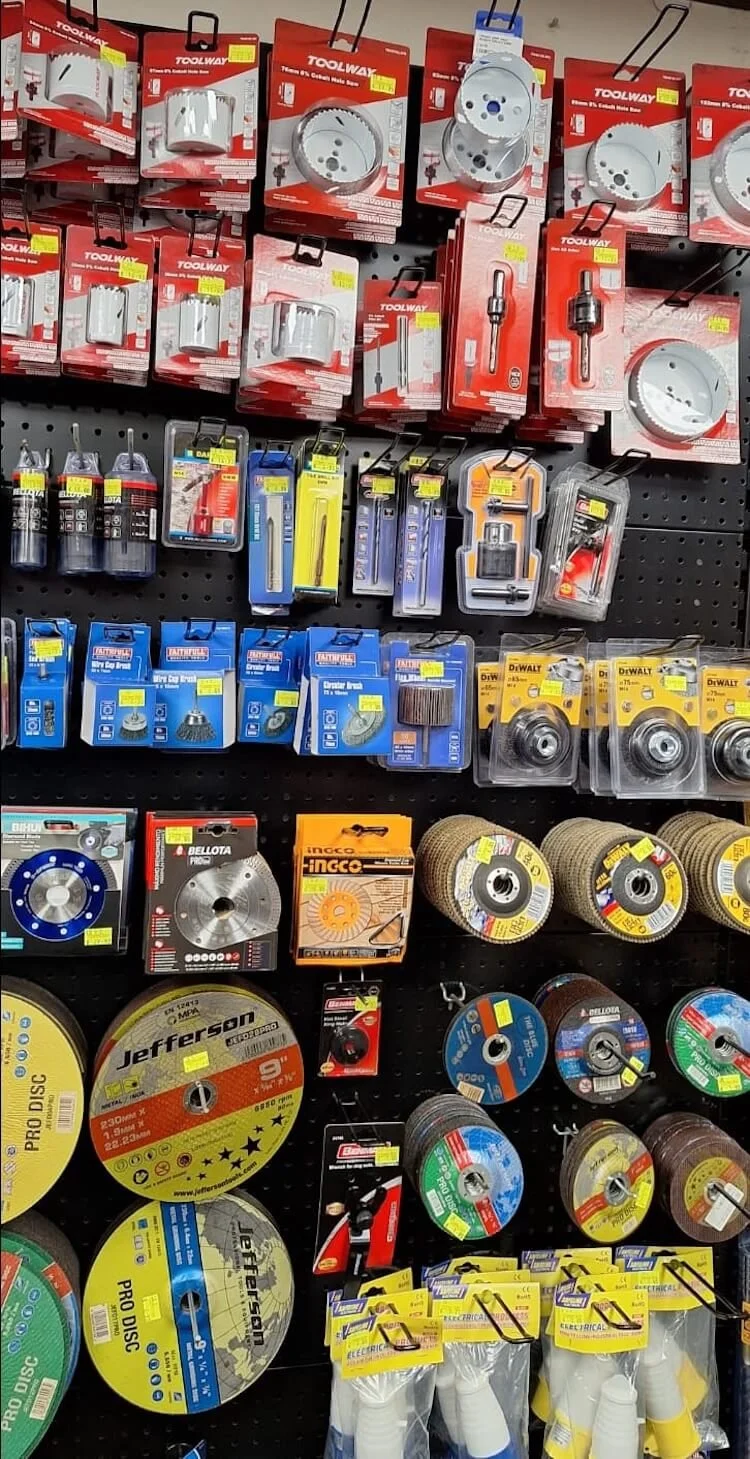 products in a hardware store
