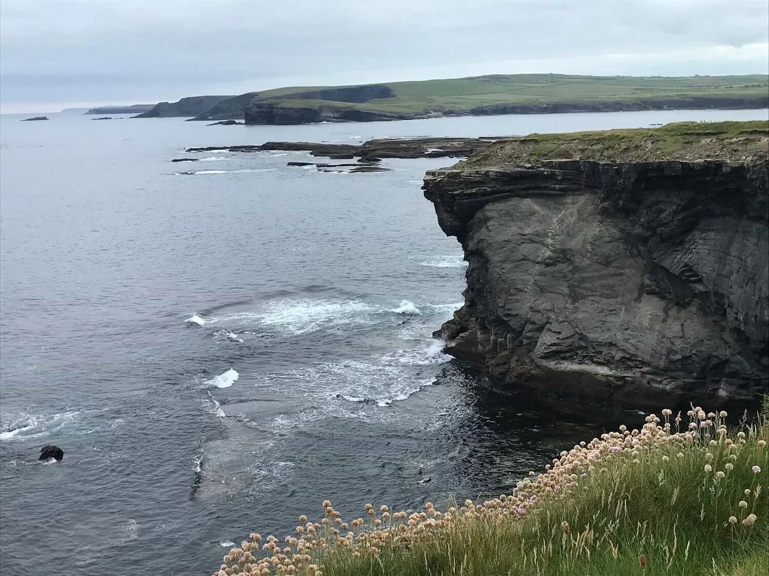 Two people diving into calm, rocky coastal water; one mid-air, the other splashing into the surface.