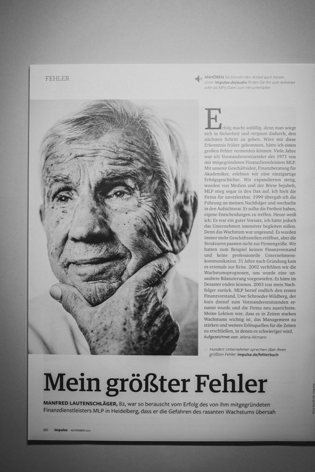 Manfred Lautenschläger for IMPULSE