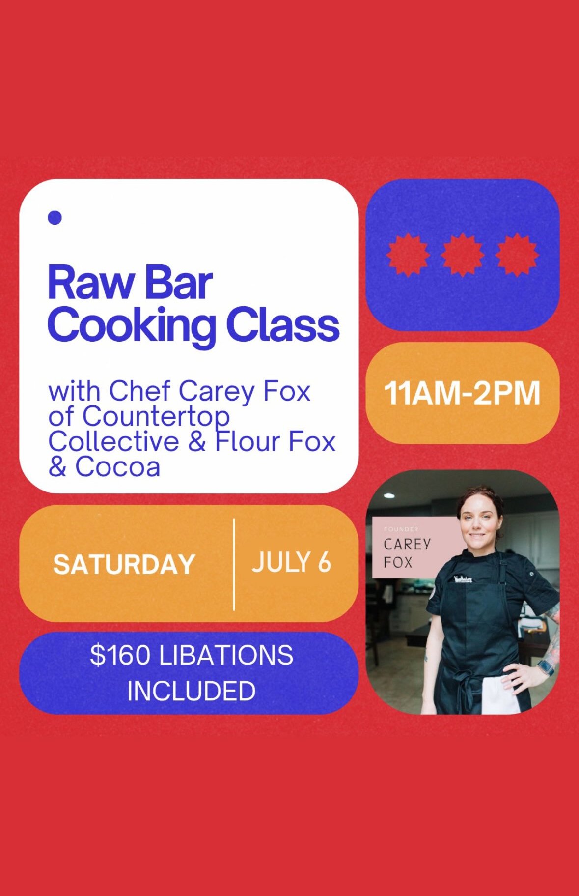 Raw Bar Cooking Class with Always Hungry Grocery and Goods