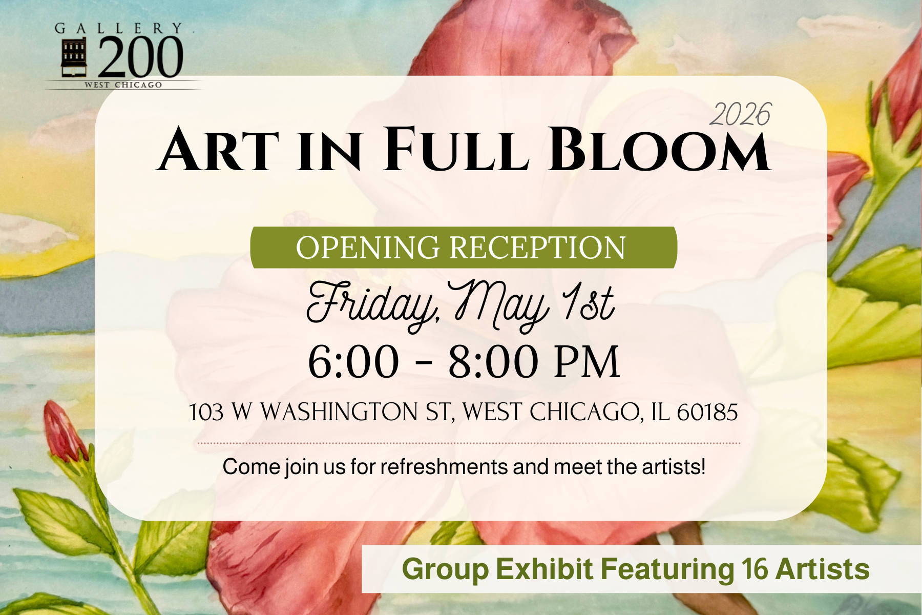 Art In Full Bloom (Group Exhibit)