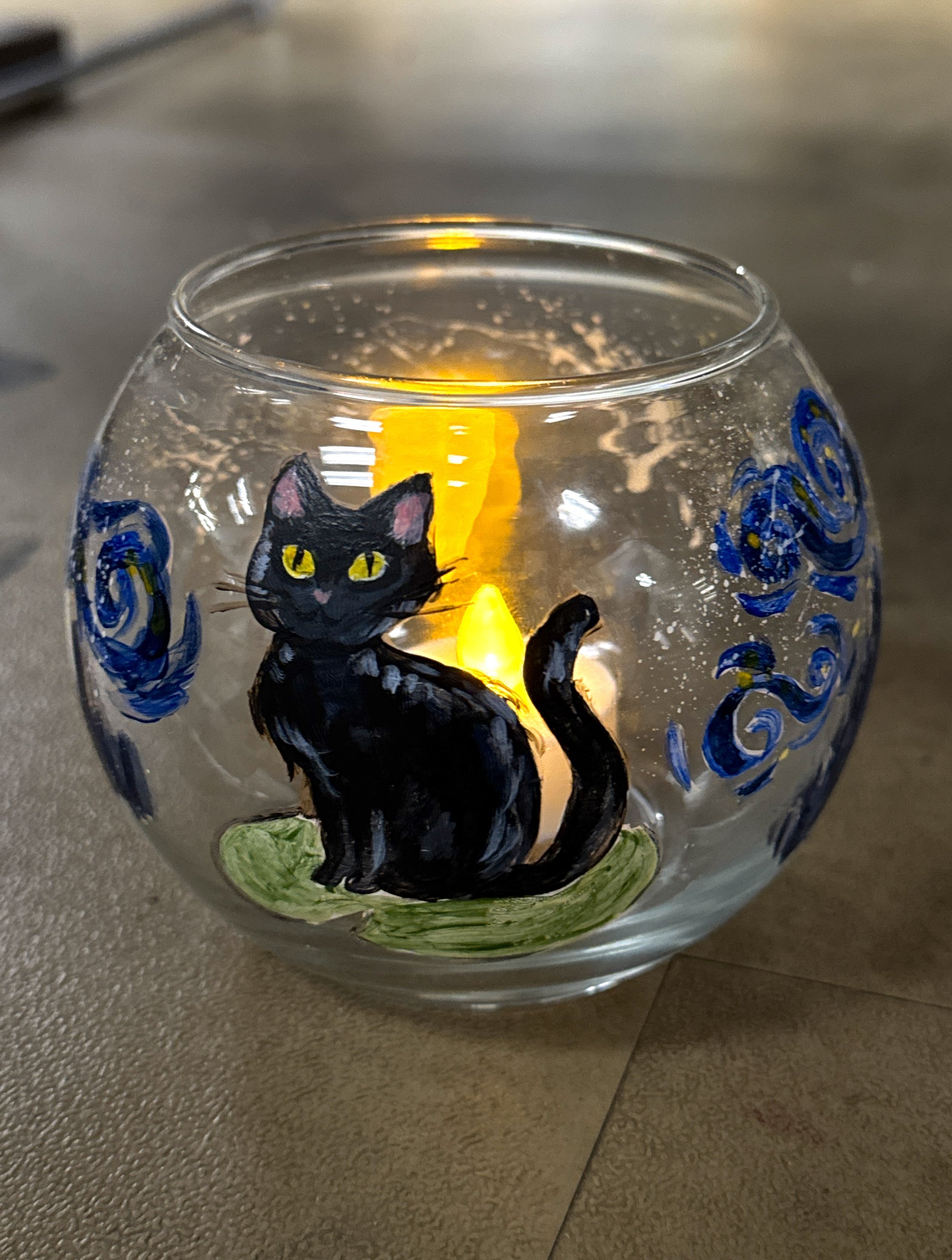 OCTOBER Halloween Candle Holder