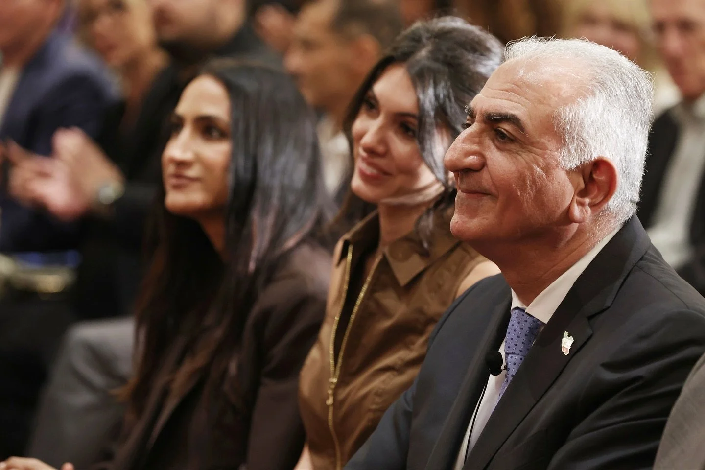 Such an inspiring evening with my brilliant friend @noorzpahlavi and her remarkable father, Crown Prince Reza Pahlavi @officialrezapahlavi, at my alma mater USC. In a time when so many of us are searching for hope and leadership, Pahlavi leads with t