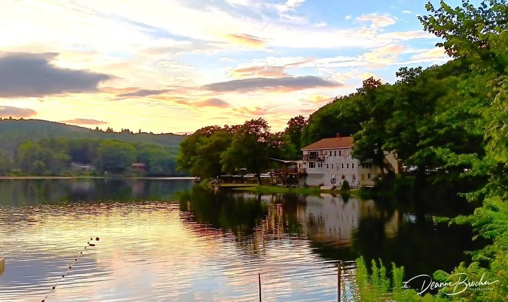 Ashfield Lake House at Sunset. (Photo credit: Dee Brochu)