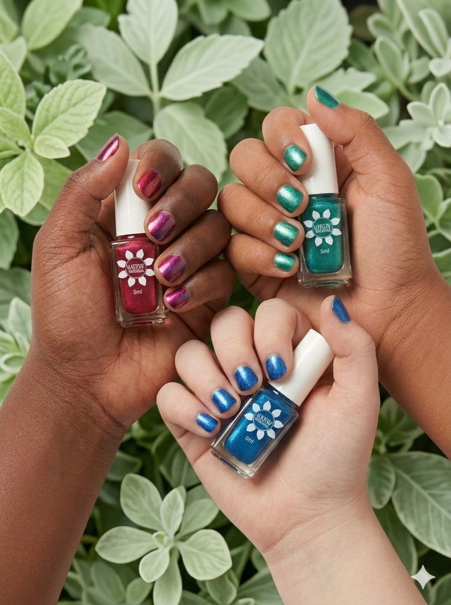 (3-Bottles, New Colors) Kid Nail Polish