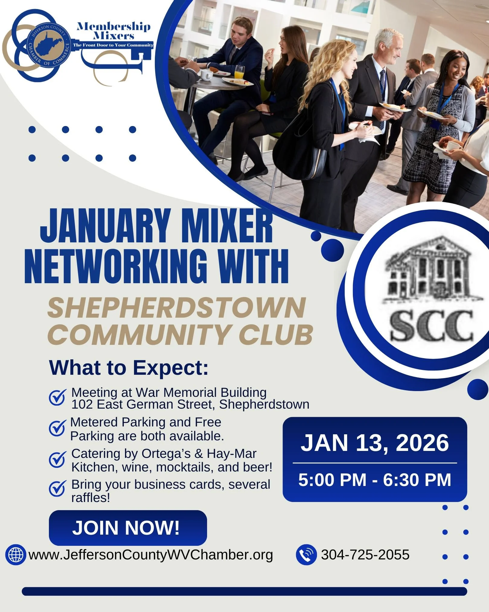  January 2026 Monthly Chamber Mixer with Shepherdstown Community Club