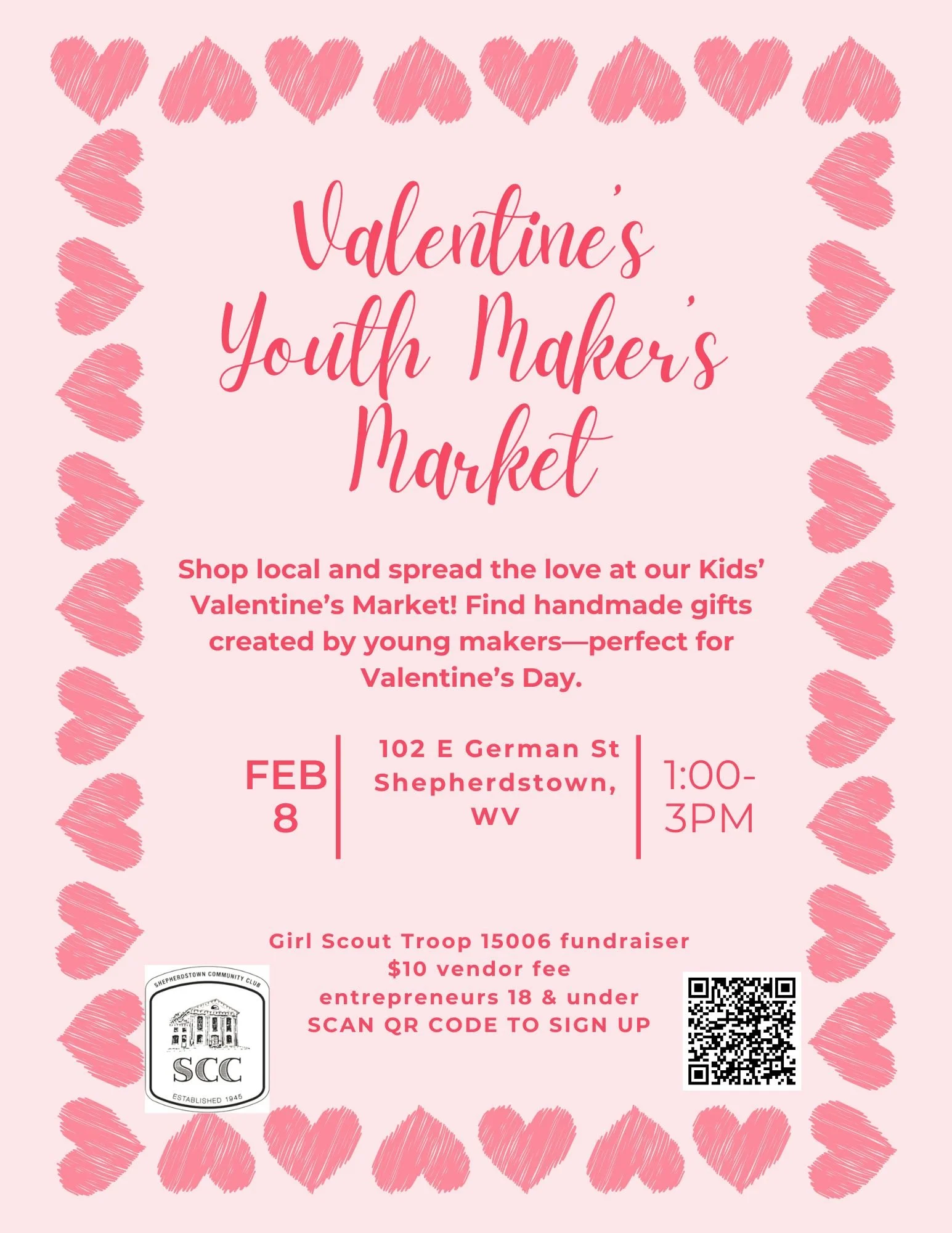 Youth Maker's Valentine's Market