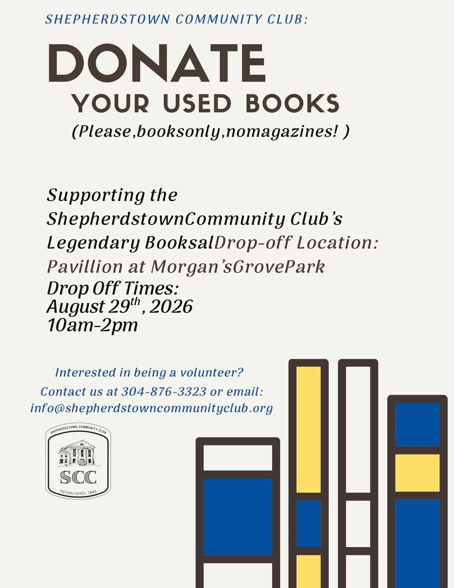 Book Donation Drop Off 