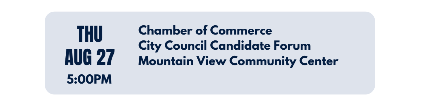 Here IdaRose Speak at the Chamber of Commerce's City Council Candidate Forum