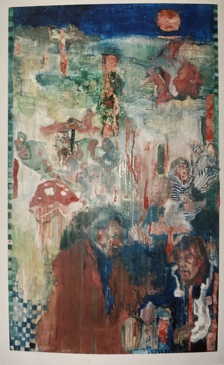 DIRTY OLD TOWN
2020
Oil, canvas and metal on wood
200x100cm