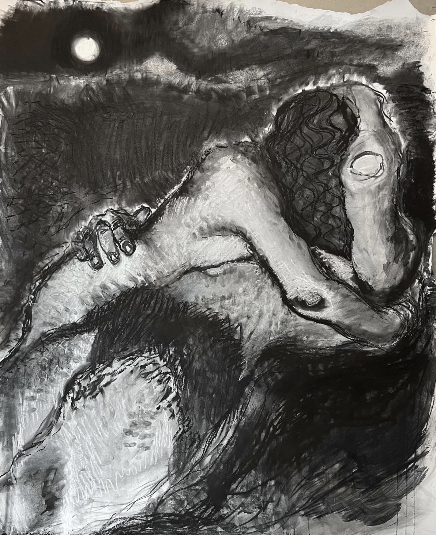 ๐๐ฉ๐ฆ ๐๐ฐ๐ท๐ฆ๐ณ๐ด ๐, 2023
Charcoal on paper, 100x120cm
