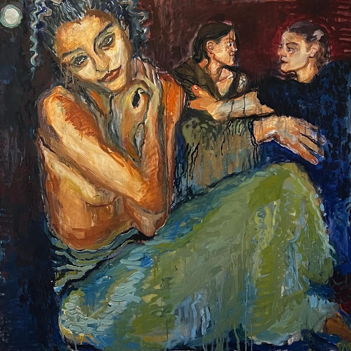 WOMEN'S CIRCLE
2022
Oil on linen
100x100cm