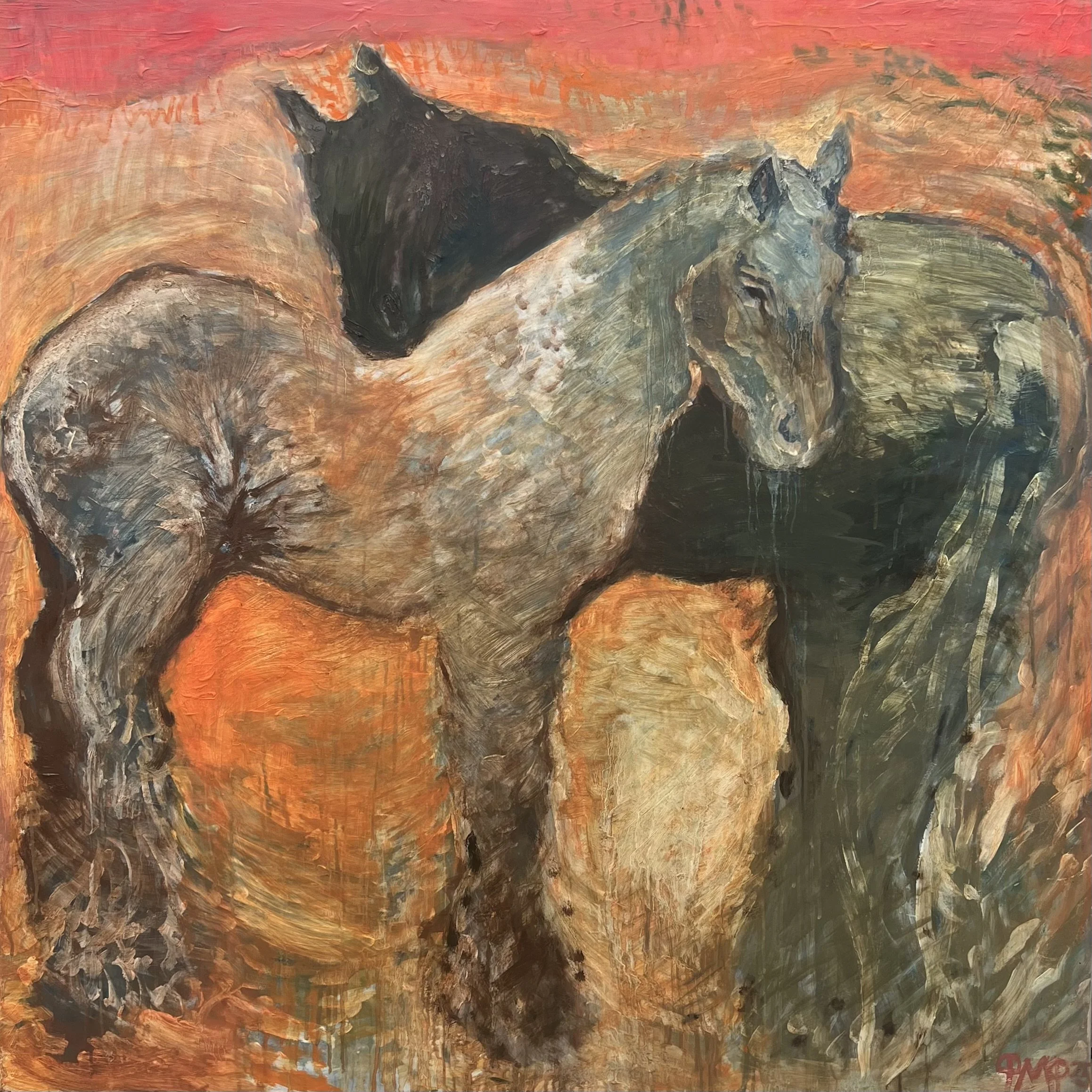 RECIPROCITY
2025
Oil on wood
120x120cm