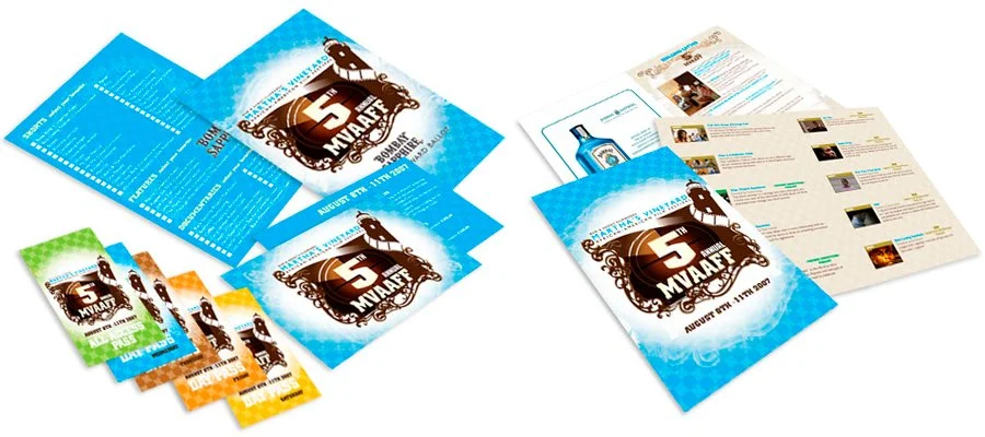 Marthas Vineyard African American Film Festival 5th year brochure and flyers