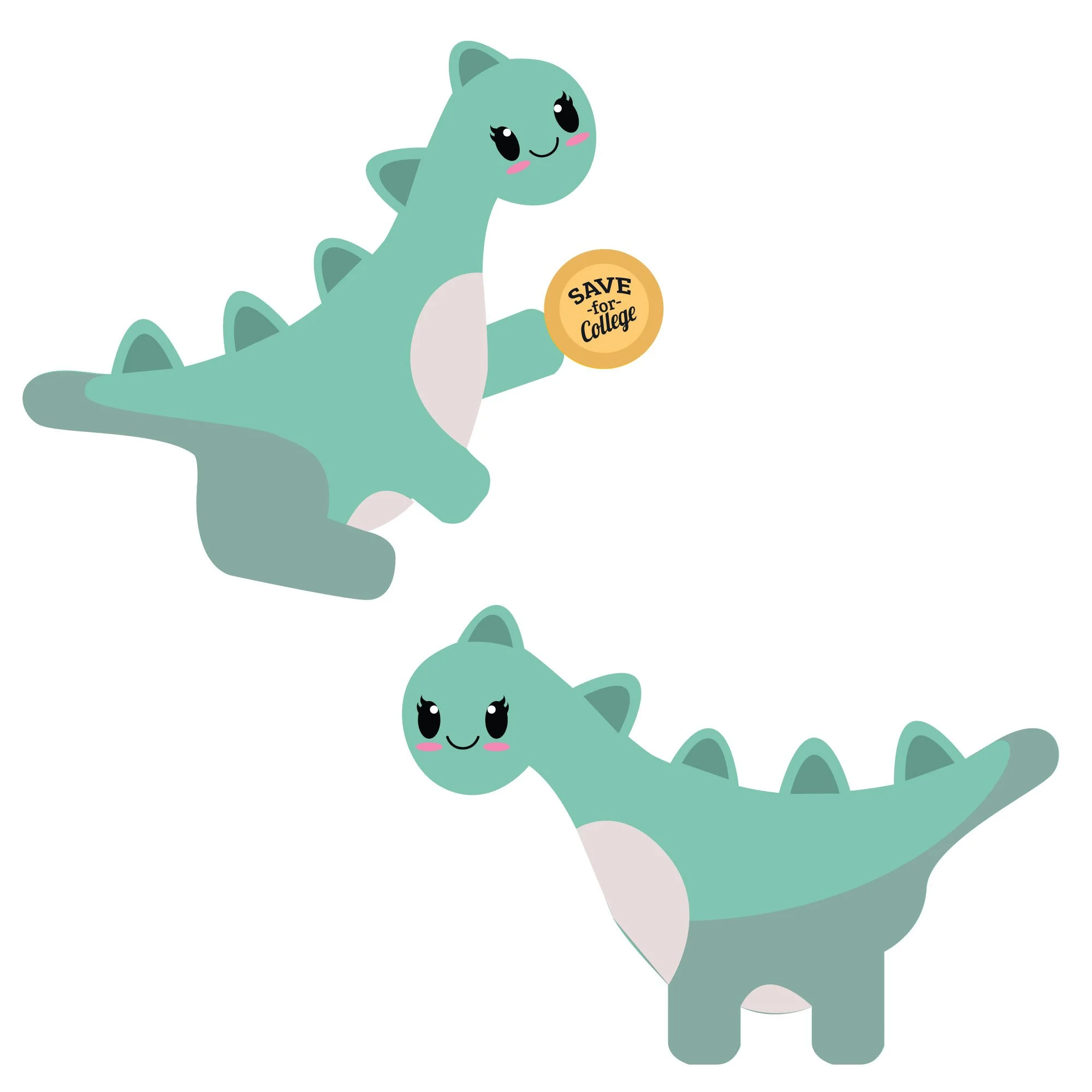 Save-a-saurus stuffy design